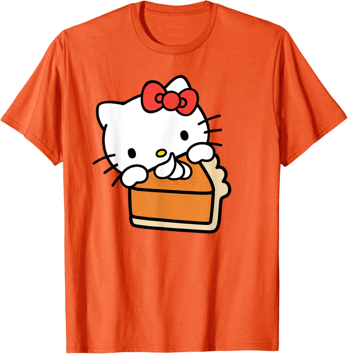 Hello Kitty Pumpkin Pie T-Shirt Cute Fall Fashion for Kids and Adults - 6