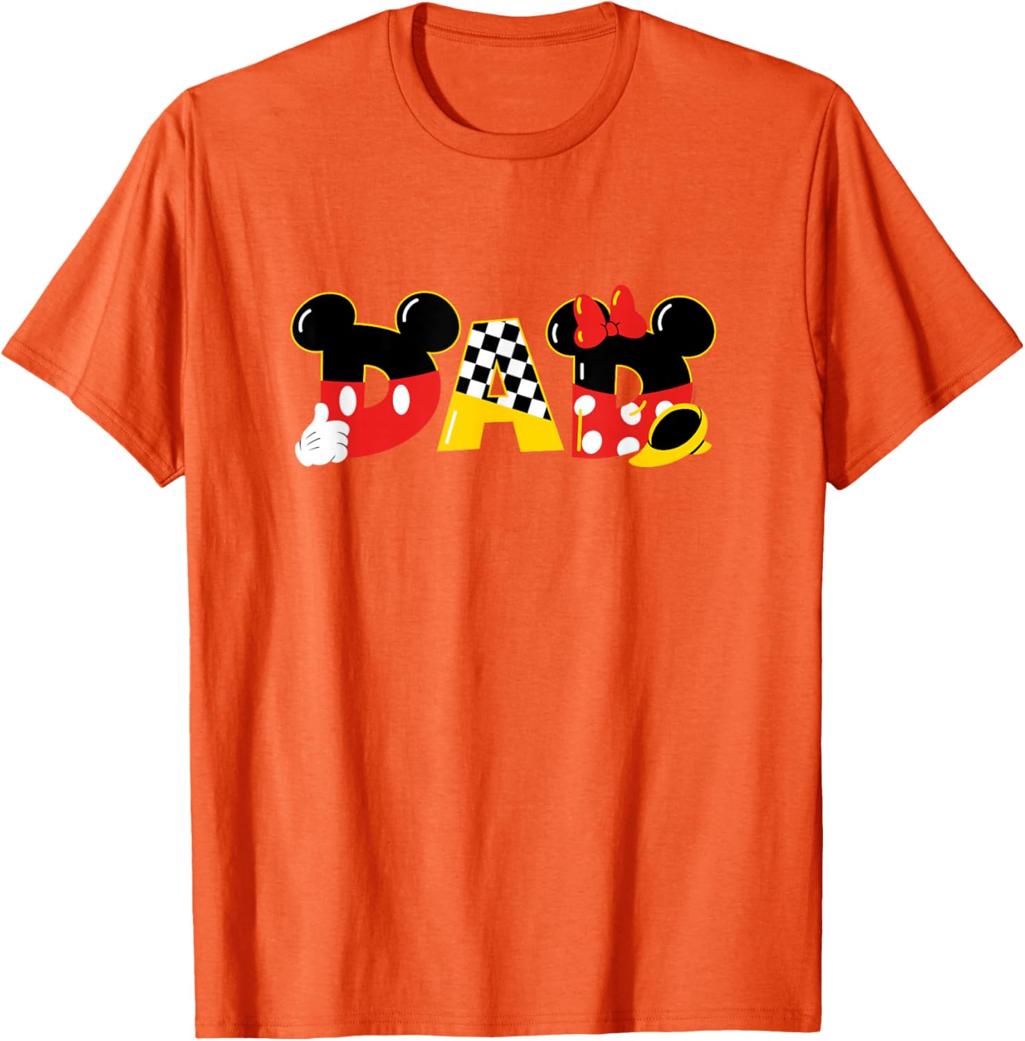 Disney Mickey and Minnie Mouse Dad T-Shirt for Father's Day Birthday Gift - 20
