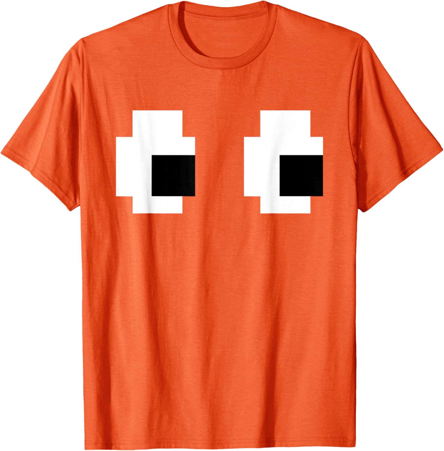 Retro Arcade Ghost Eyes Halloween T-Shirt for Fun Group Costumes - 16