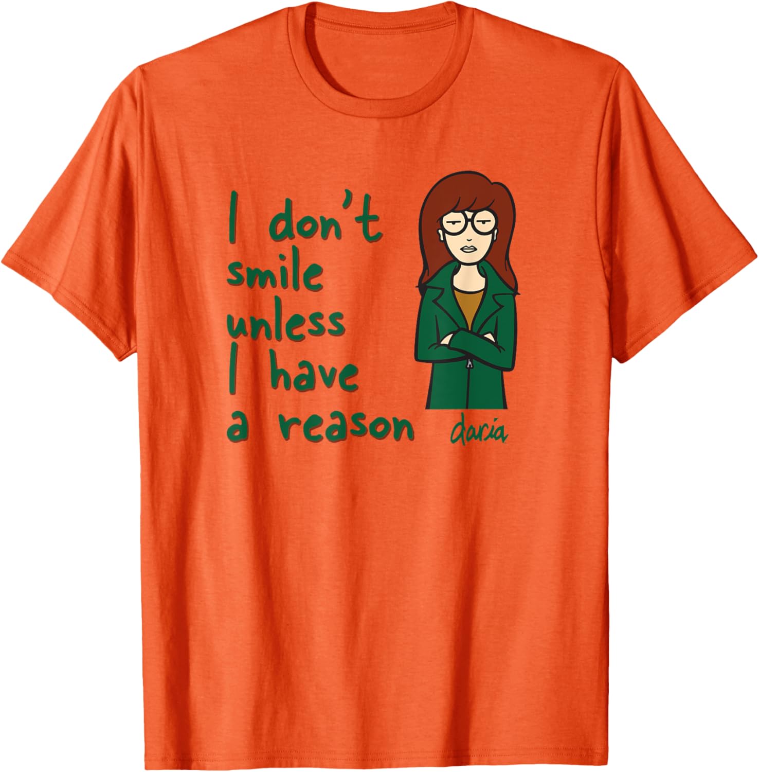 Mademark x Daria I Don't Smile Unless I Have a Reason T-Shirt Guide - 18