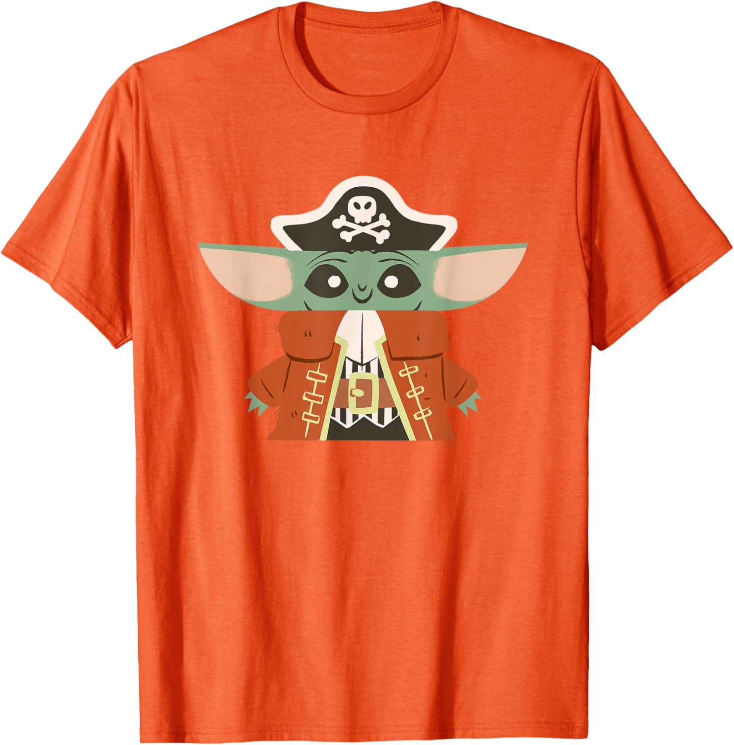 Grogu The Mandalorian Pirate Halloween Costume T-Shirt for Kids and Adults - 3