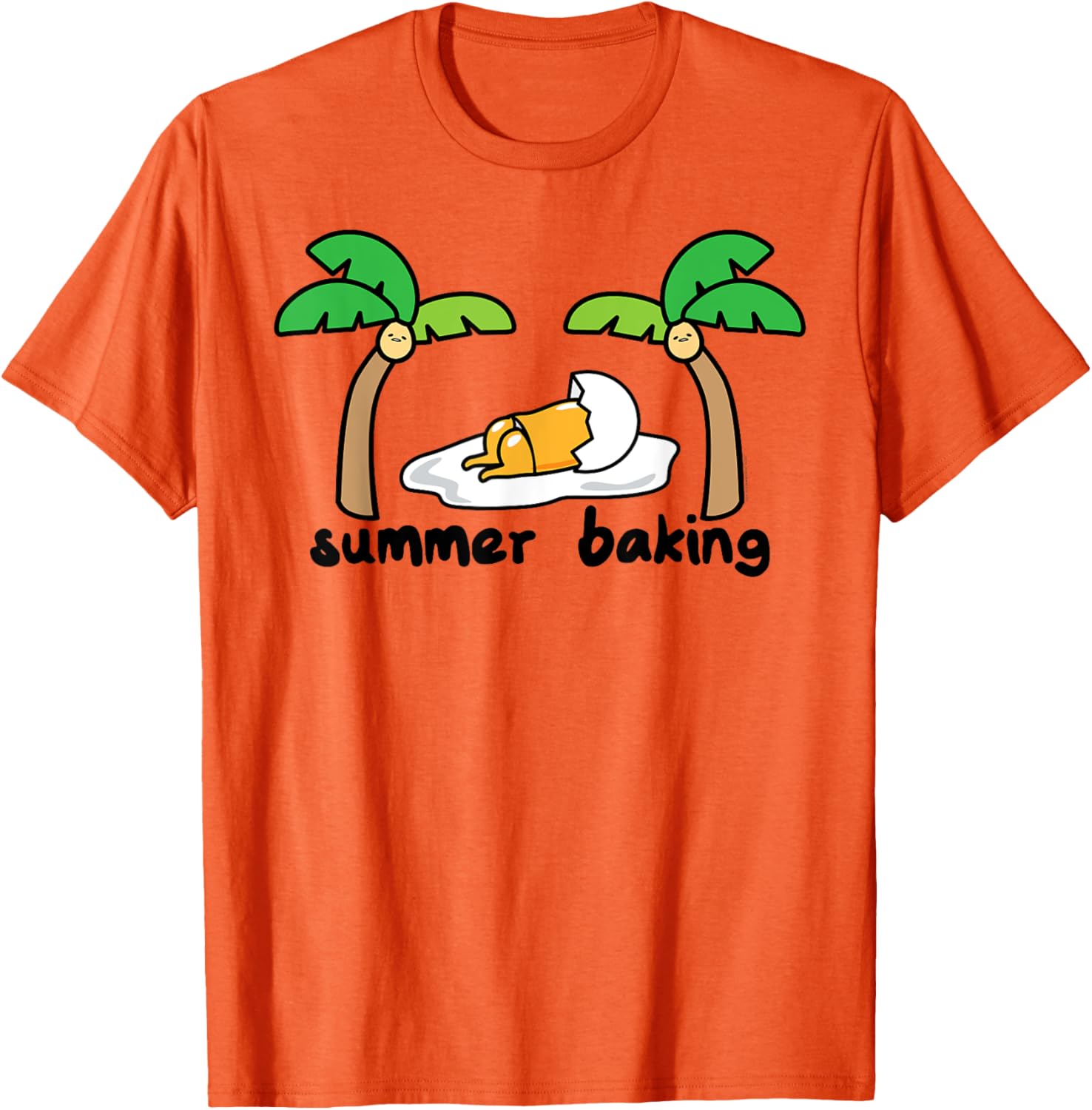 Gudetama Summer T-Shirt for All Ages with Fun Palm Tree Design - 3