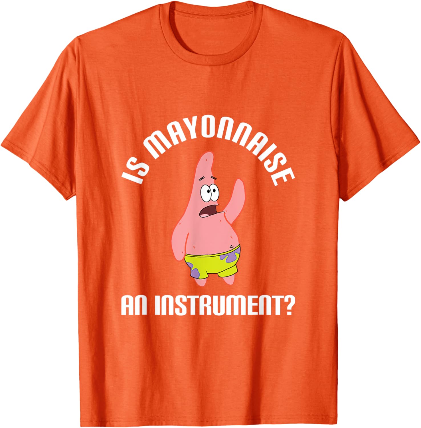 Mademark SpongeBob SquarePants Mayonnaise Instrument T-Shirt for Fans - 17
