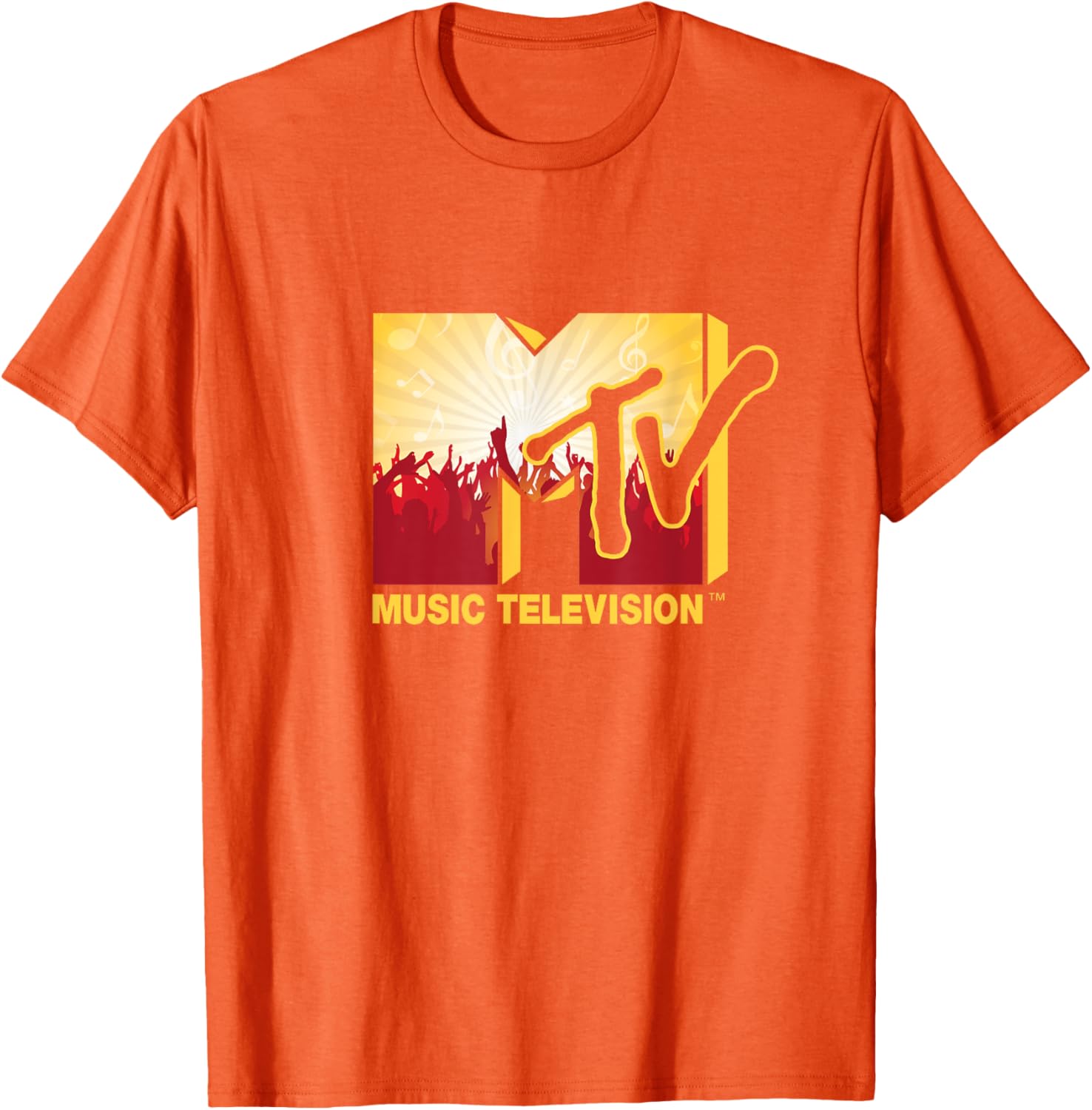 Mademark x MTV Official Logo T-Shirt with Cheerful Party Music Crowd - 19