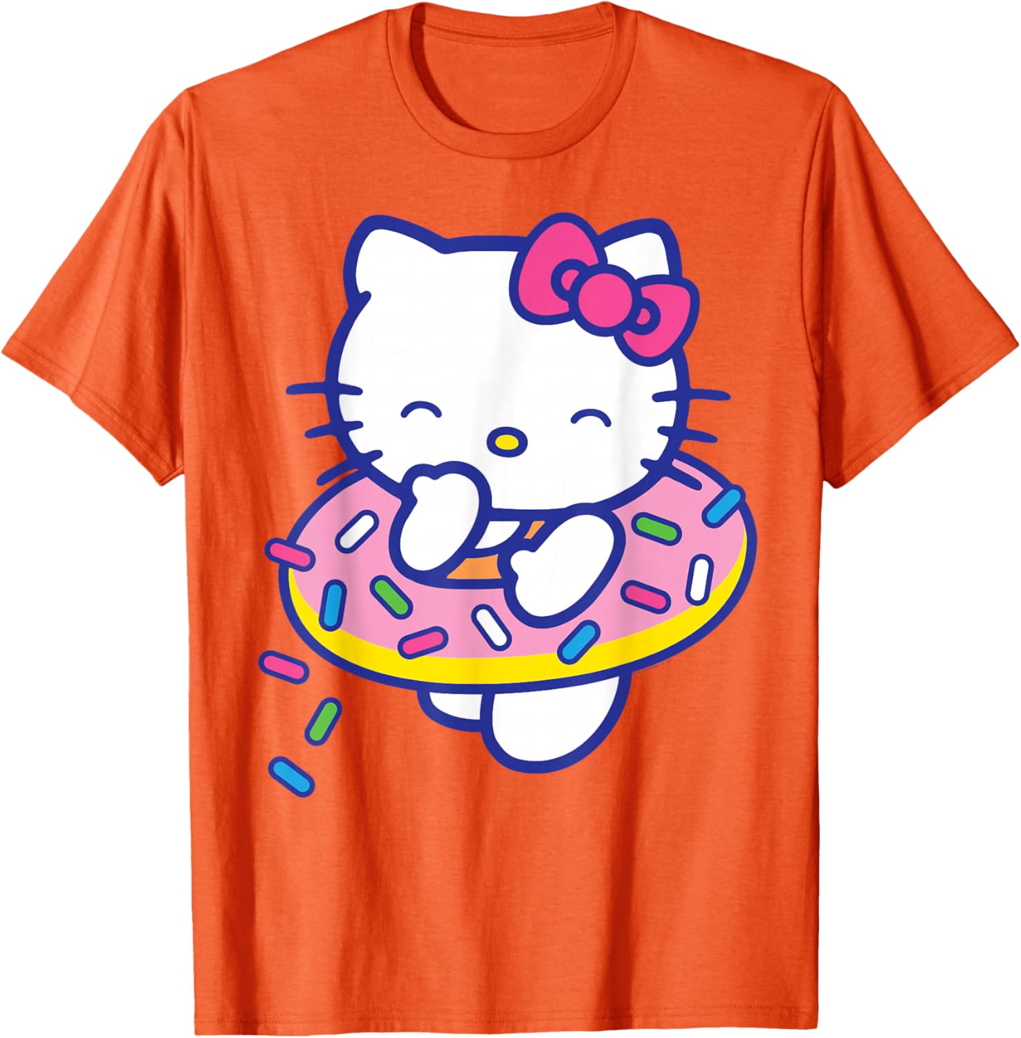 Hello Kitty Donut Sprinkles Floaty Summer T-Shirt for Fun Pool Days - 2