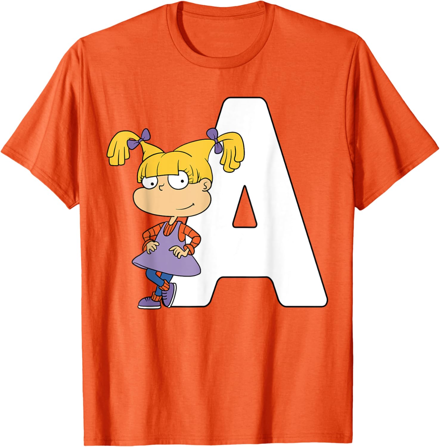 Mademark x Rugrats Angelica Pickles The Girl with an A T-Shirt for Fans - 4