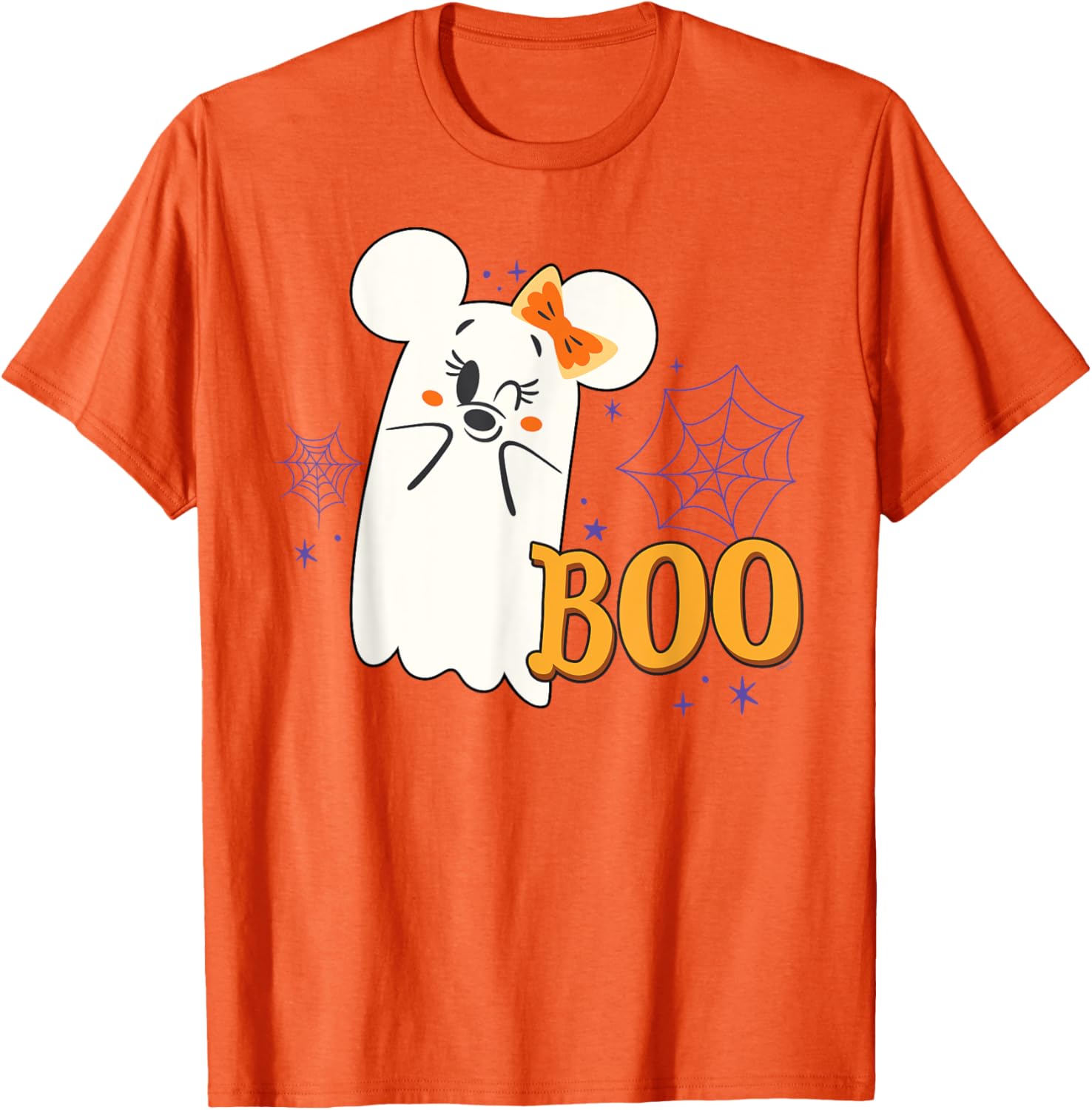 Adorable Disney Minnie Mouse Ghost Halloween T-Shirt for Kids - 24