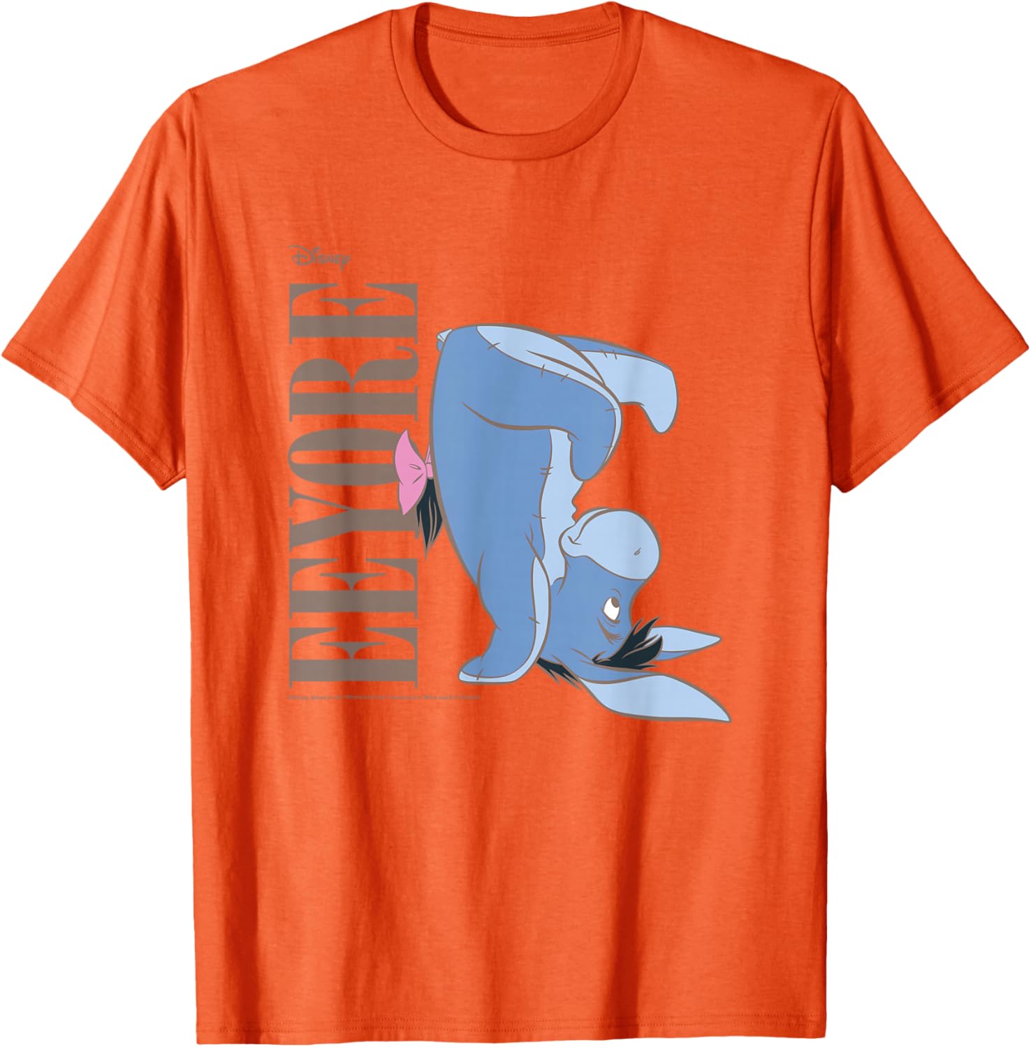 Winnie The Pooh Eeyore Upside Down T-Shirt for Fun and Cozy Style - 14