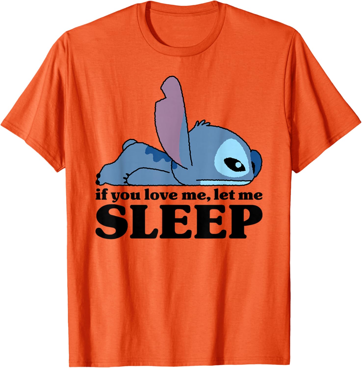 Lilo & Stitch Sleepy Stitch T-Shirt - Cute and Comfy Disney Apparel - 15