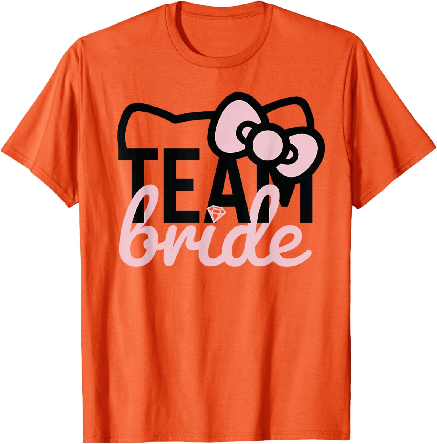 Hello Kitty Team Bride Bridesmaid T-Shirt for Fun Bridal Parties - 13