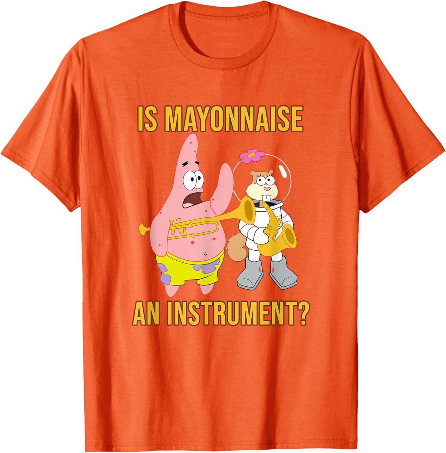 Mademark x SpongeBob SquarePants Mayonnaise Instrument T-Shirt for Fans - 8