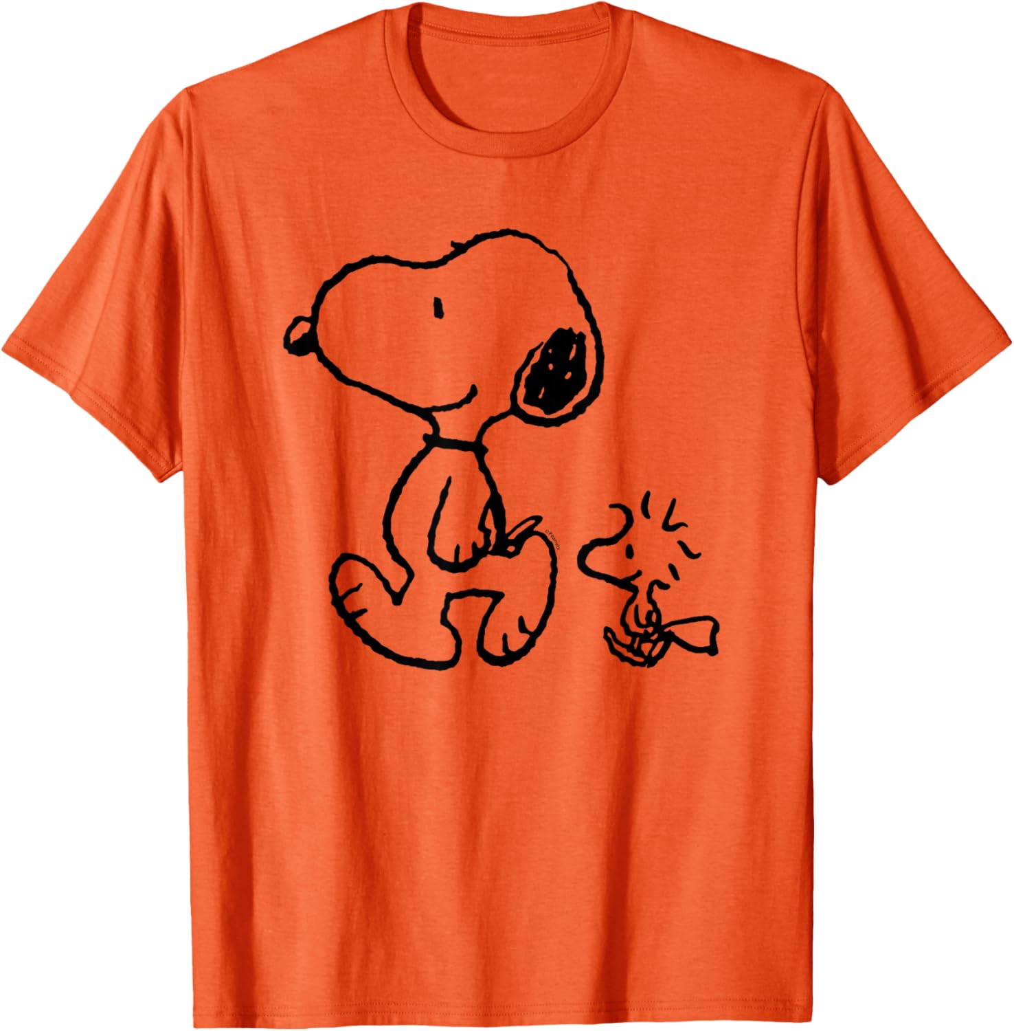 Snoopy Woodstock Walk T-Shirt Fun Peanuts Graphic Tee for Fans - 8