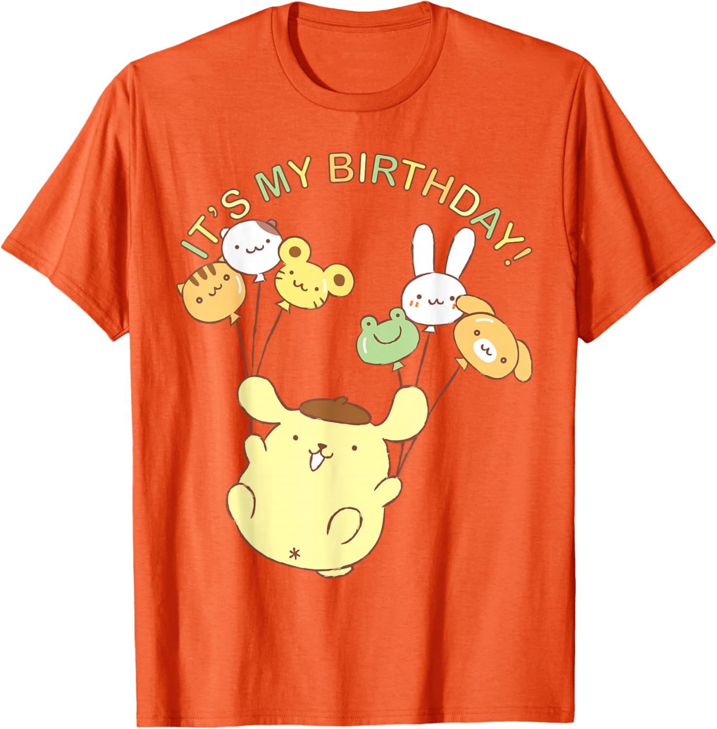 Pompompurin It's My Birthday T-Shirt Cute Design for Celebrations - 22