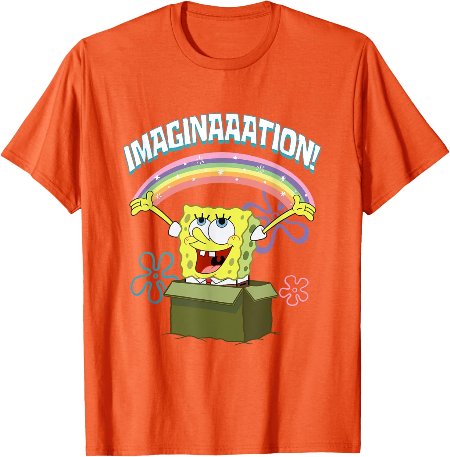 Mademark SpongeBob SquarePants Imaginaaation Box Funny T-Shirt for Fans - 5