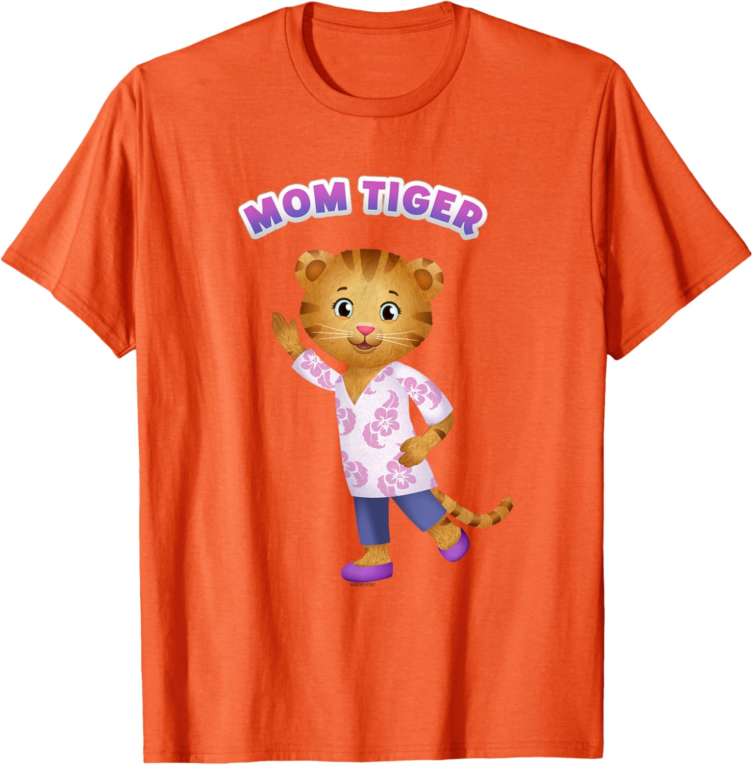 Daniel Tiger's Neighborhood Mom Tiger T-Shirt for Kids and Adults - 3