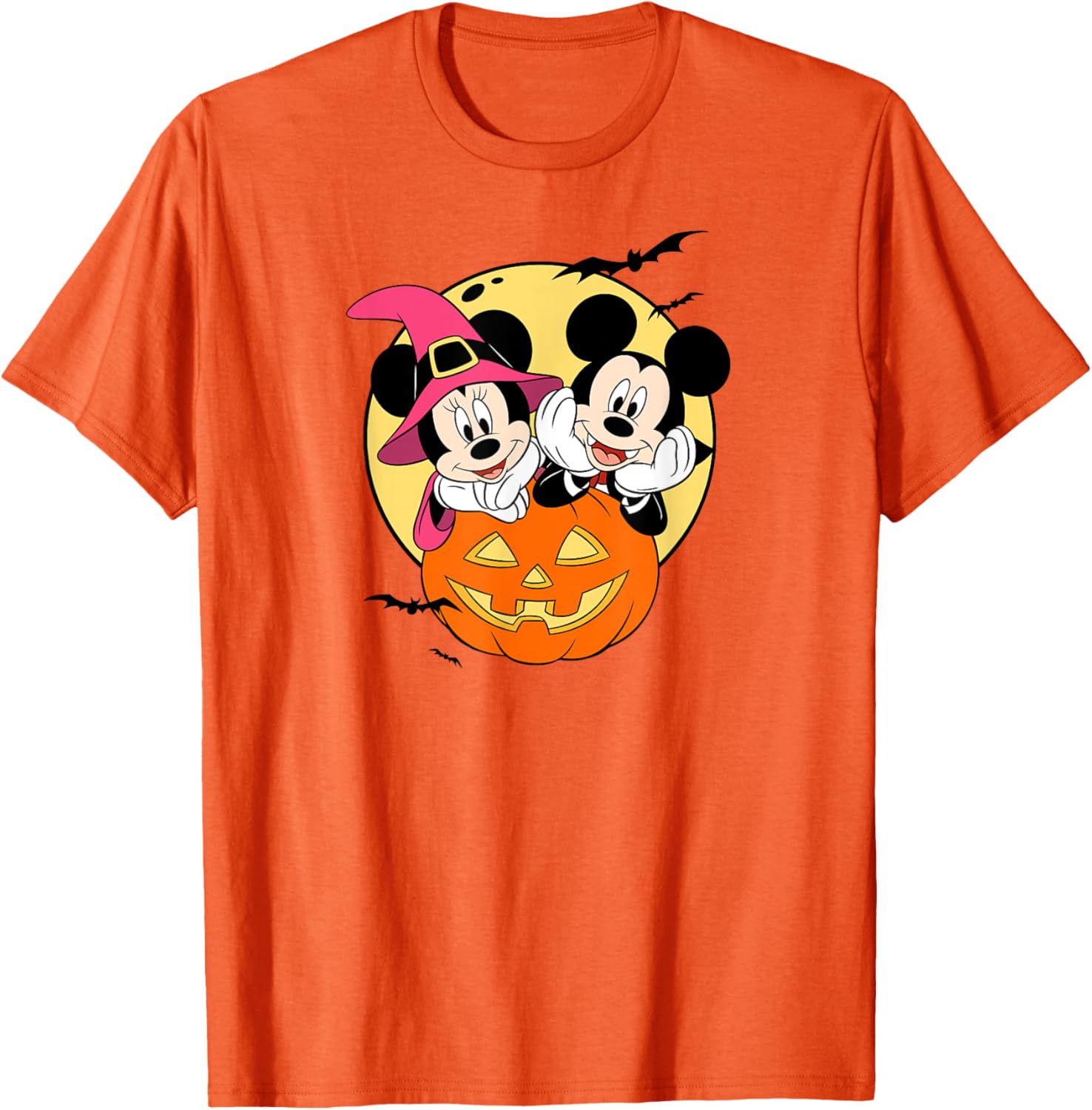 Adorable Disney Mickey and Minnie Halloween T-Shirt for Kids and Adults - 5