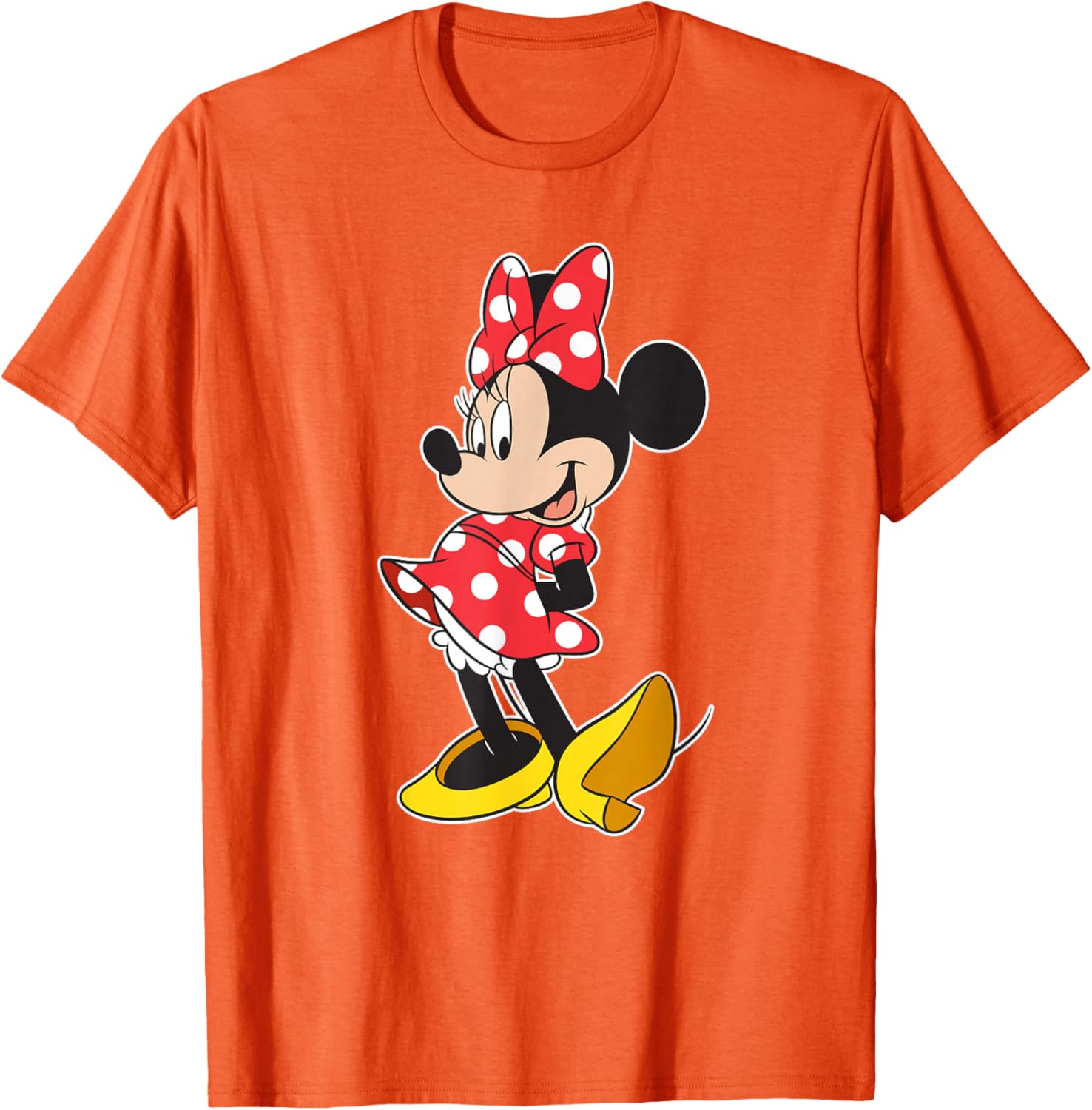 Cute Disney Minnie Mouse Classic Pose T-Shirt for Kids and Adults - 19