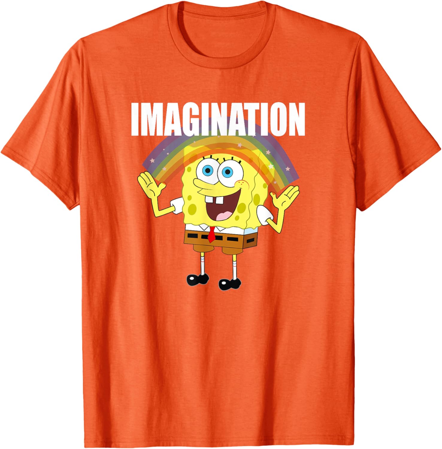 Mademark x SpongeBob SquarePants Rainbow Imagination T-Shirt for Fun Style - 2