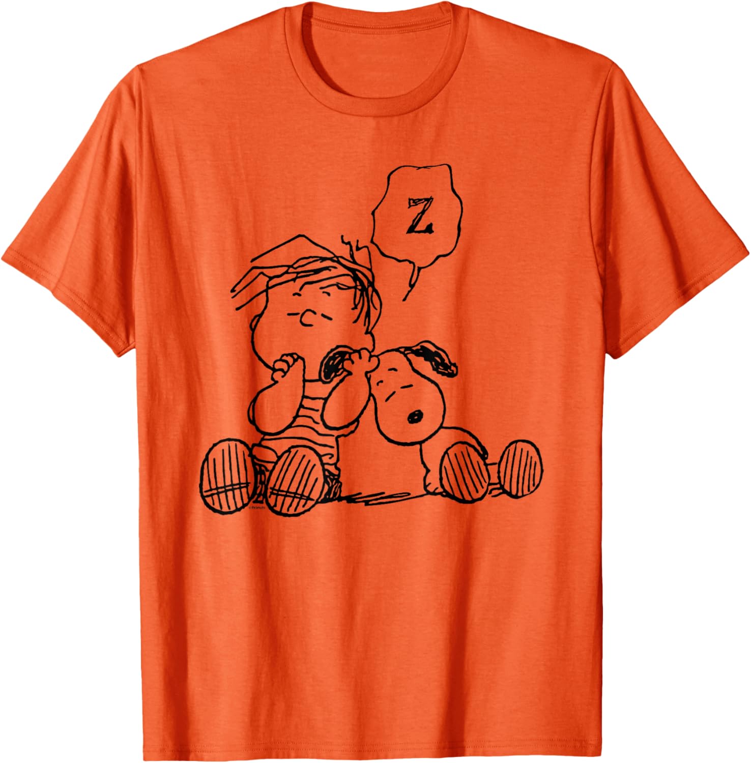 Adorable Peanuts Linus Snoopy Snooze T-Shirt for Fans of Cartoon Classics - 6