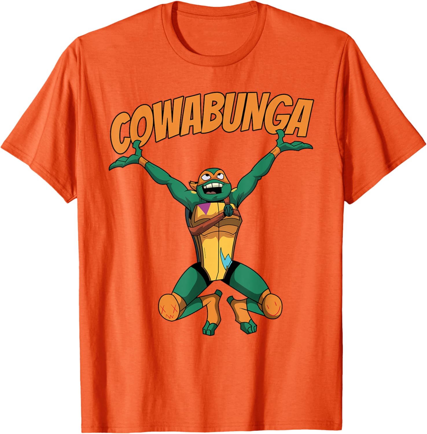 Mademark Teenage Mutant Ninja Turtles Mikey Cowabunga T-Shirt for Kids - 4