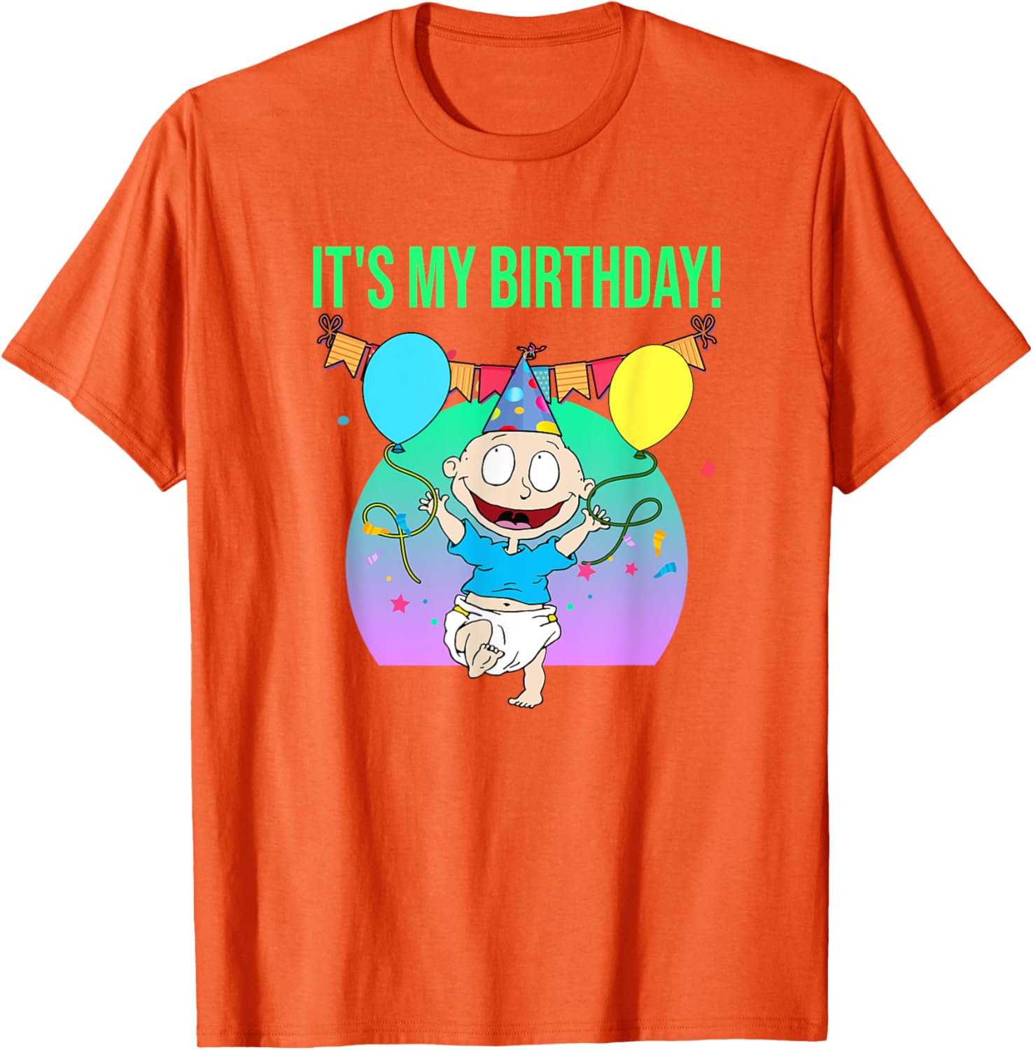 Mademark Rugrats Tommy Pickles Birthday T-Shirt for Kids and Adults - 8