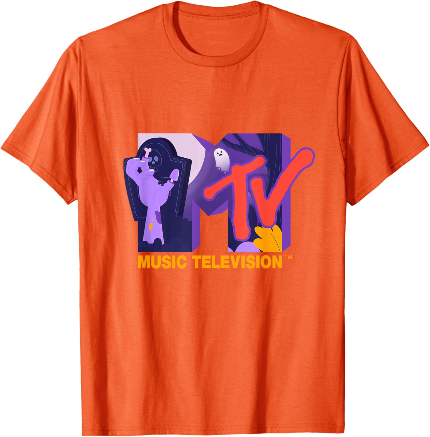 Mademark x MTV Official Logo Horror Party T-Shirt for Fun Occasions - 3