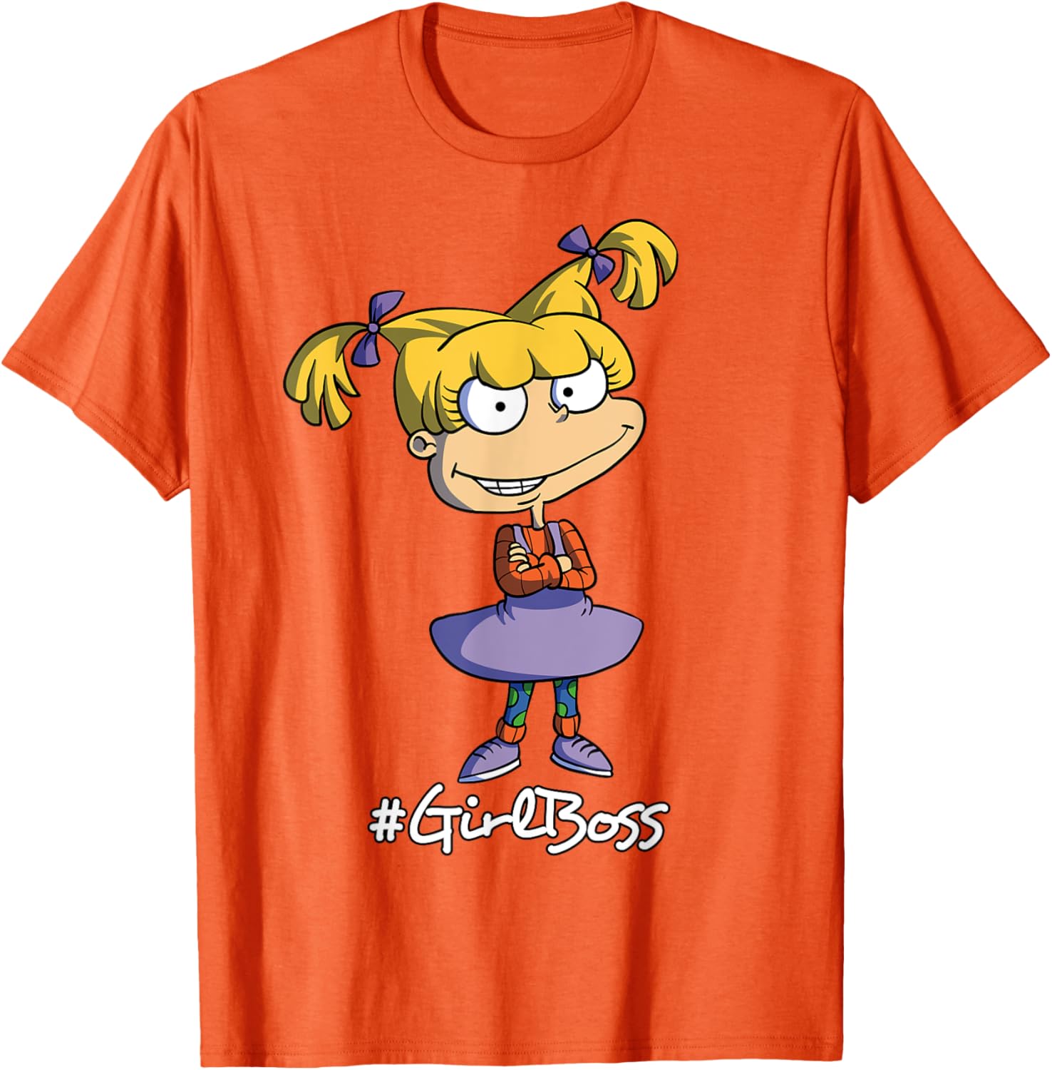Mademark x Rugrats Angelica Pickles Girl Boss T-Shirt for Kids - 18