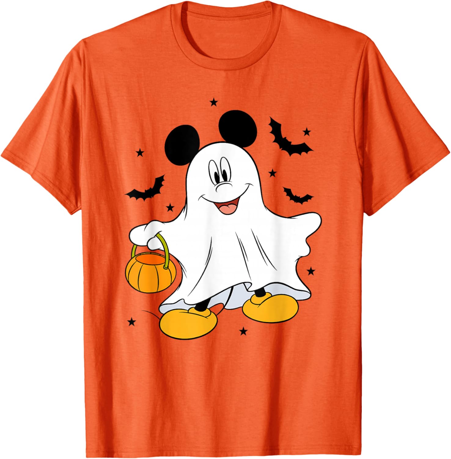 Disney Mickey Mouse Halloween Ghost T-Shirt for Fun Fall Style - 2