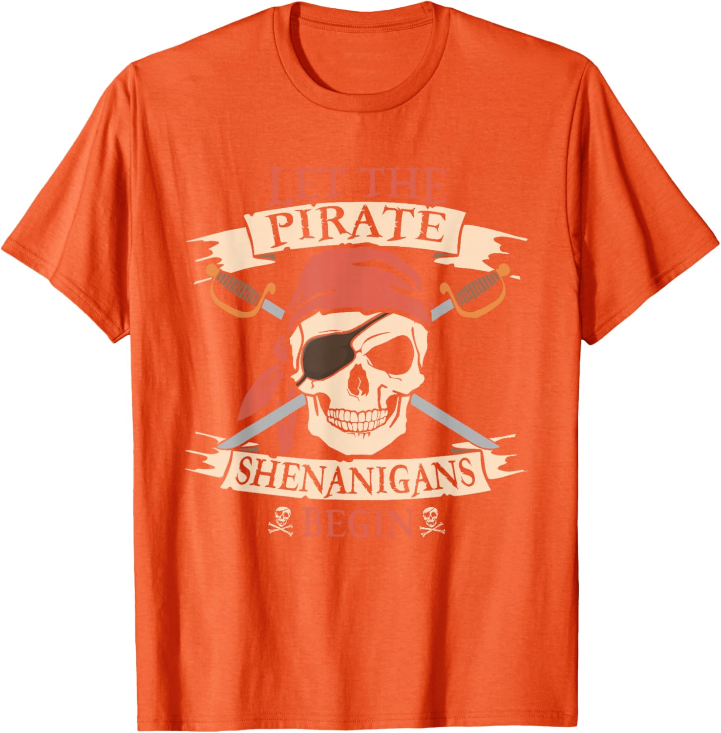 Pirate Shenanigans Skull Bandana Halloween T-Shirt for Boys - 4