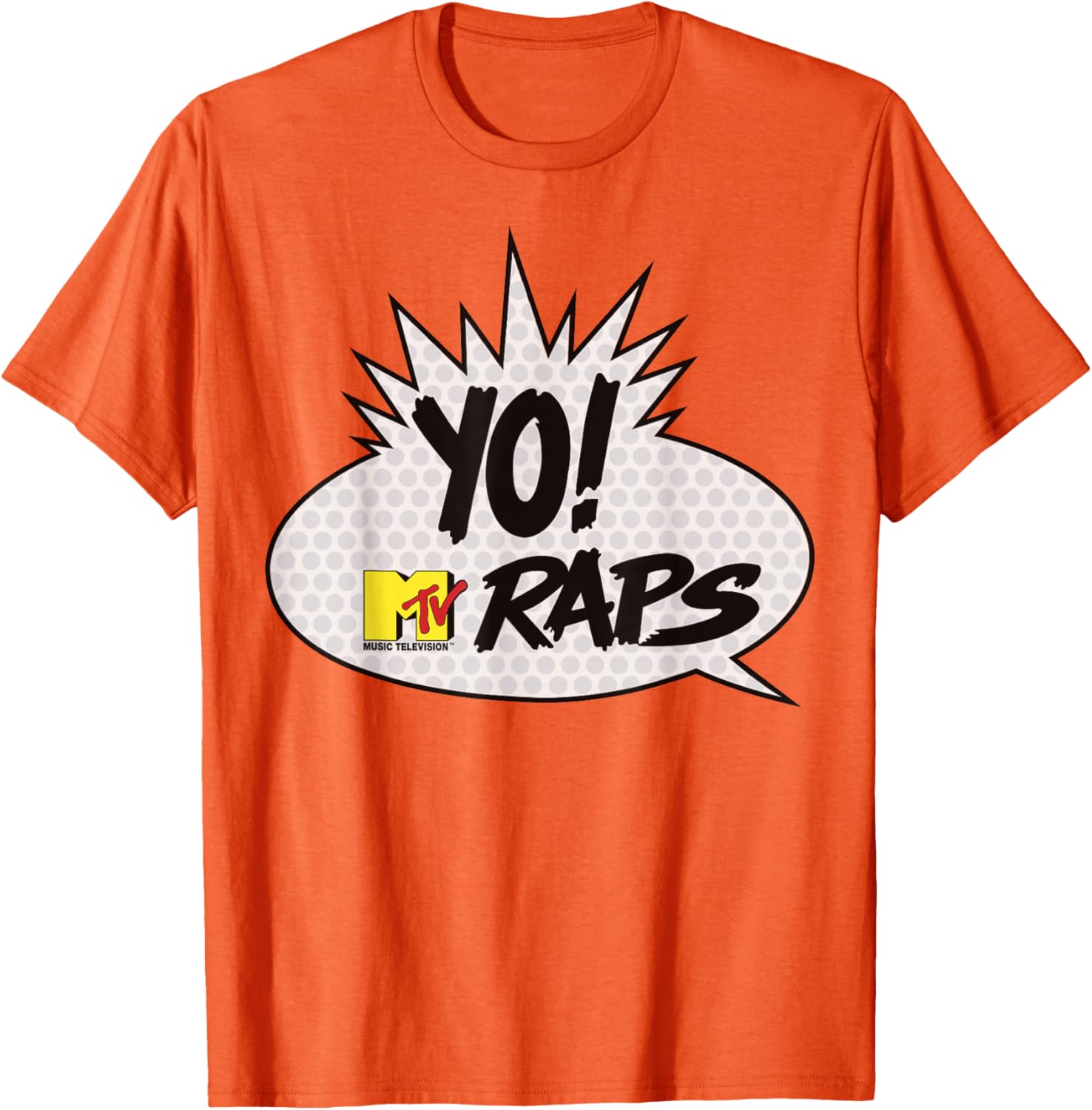 MTV Yo! MTV Raps Comic Book Talk Bubble T-Shirt for Music Lovers - 5