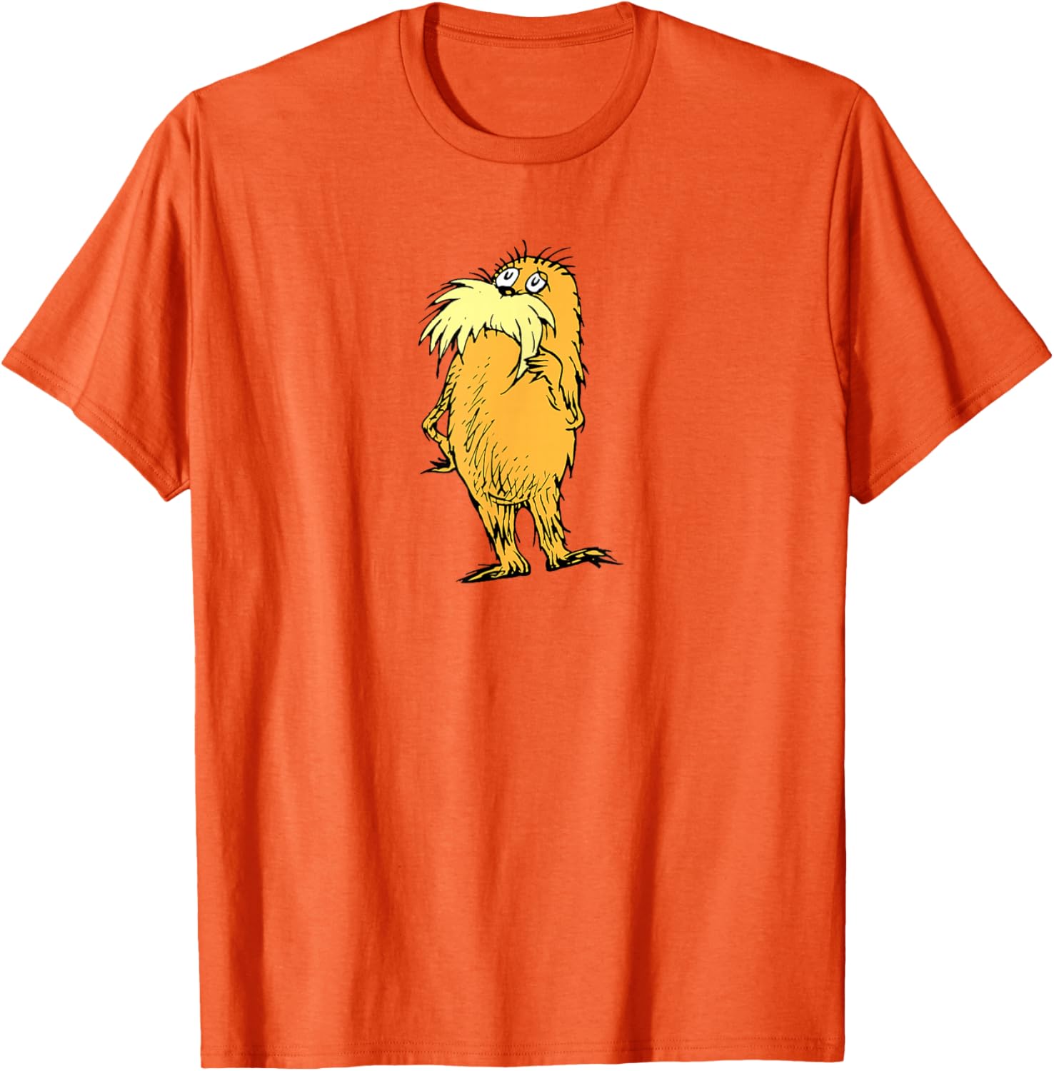 Dr. Seuss The Lorax Thinking T-Shirt for Kids and Adults - Fun Tee - 6