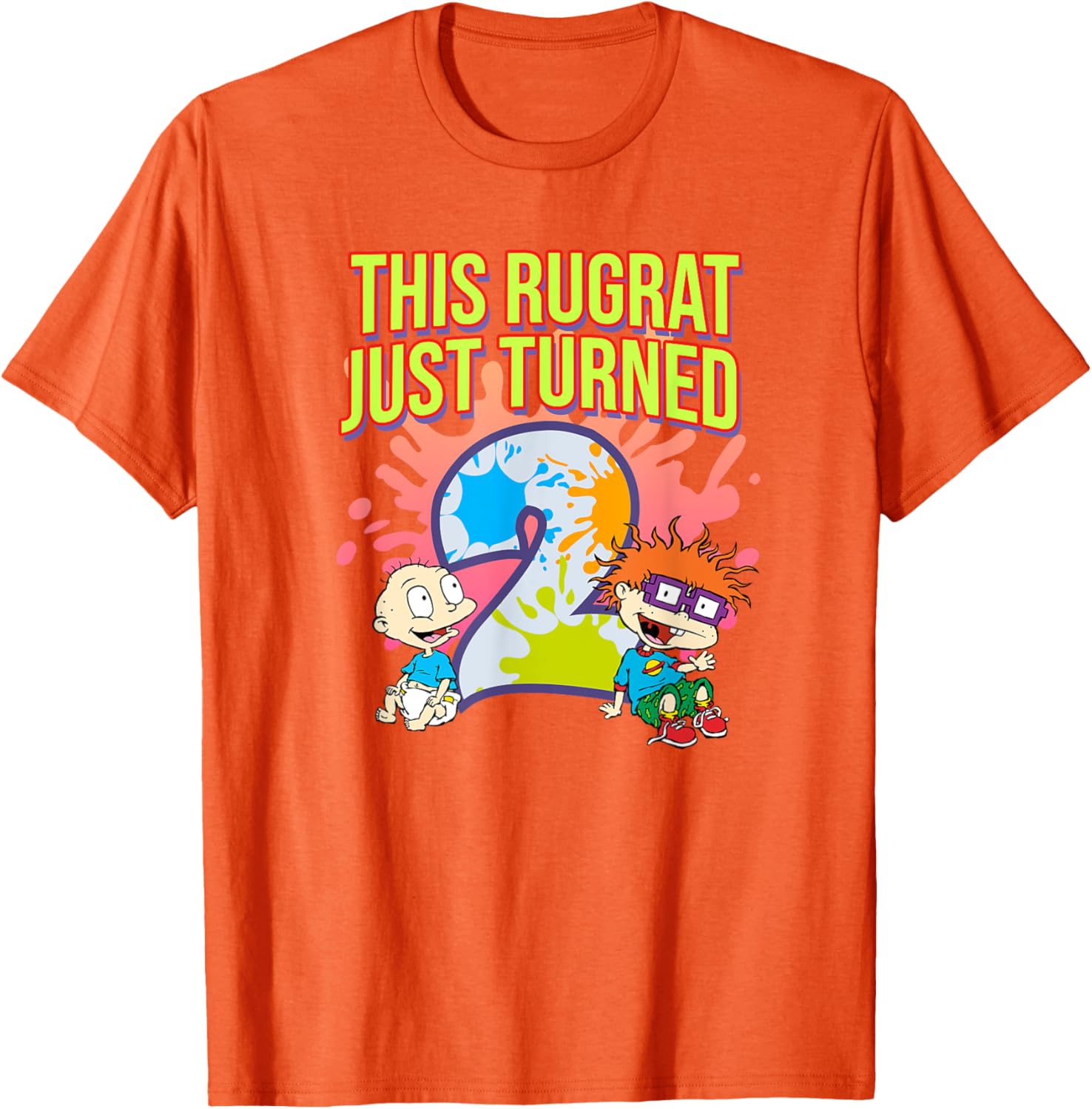 Mademark Rugrats 2nd Birthday Outfit Cute T-Shirt for Celebrating Fun - 17
