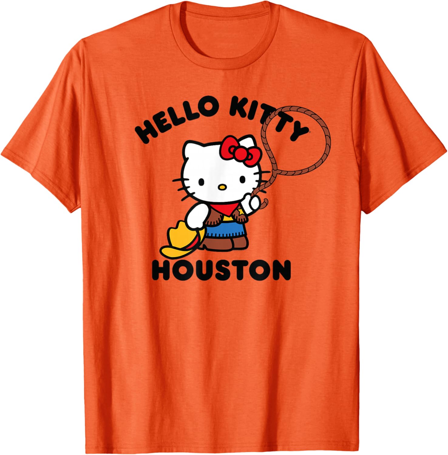 Hello Kitty Cowgirl T-Shirt Houston Texas Cute Western Apparel for Kids - 3