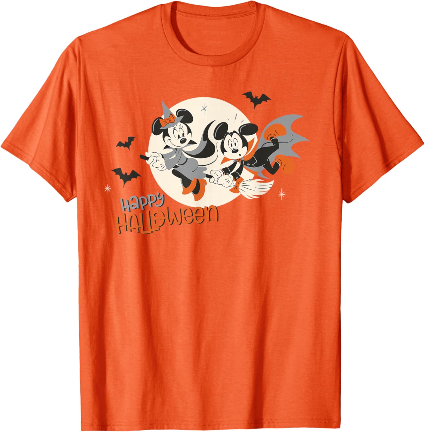 Disney Halloween Minnie and Mickey Flying T-Shirt for Kids and Adults - 3