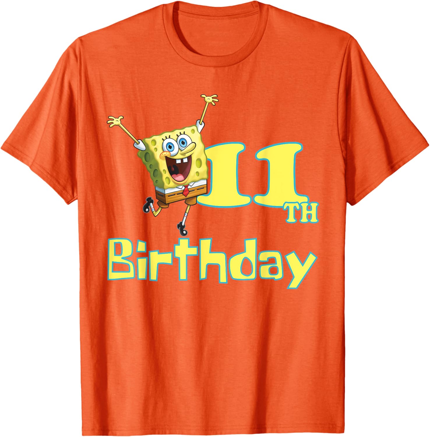 Mademark SpongeBob SquarePants 11th Birthday T-Shirt for Kids - 13