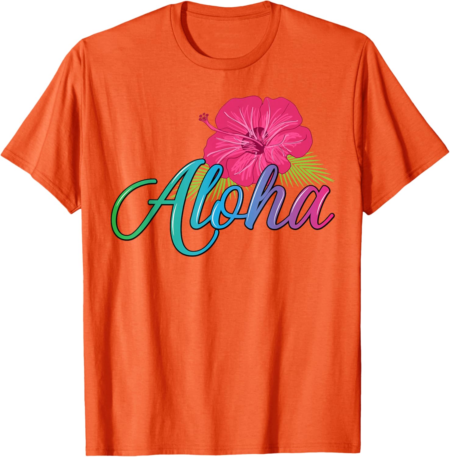 Aloha Hawaii T-Shirt with Aloha Flower Spirit - Casual Island Style - 24