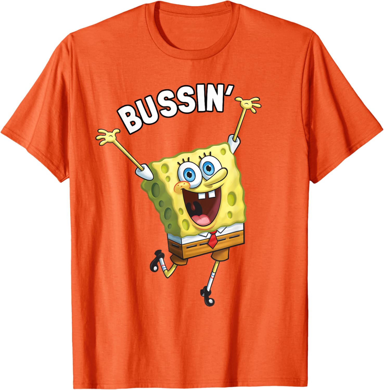 Mademark SpongeBob SquarePants Bussin T-Shirt for Fun and Fashion - 12