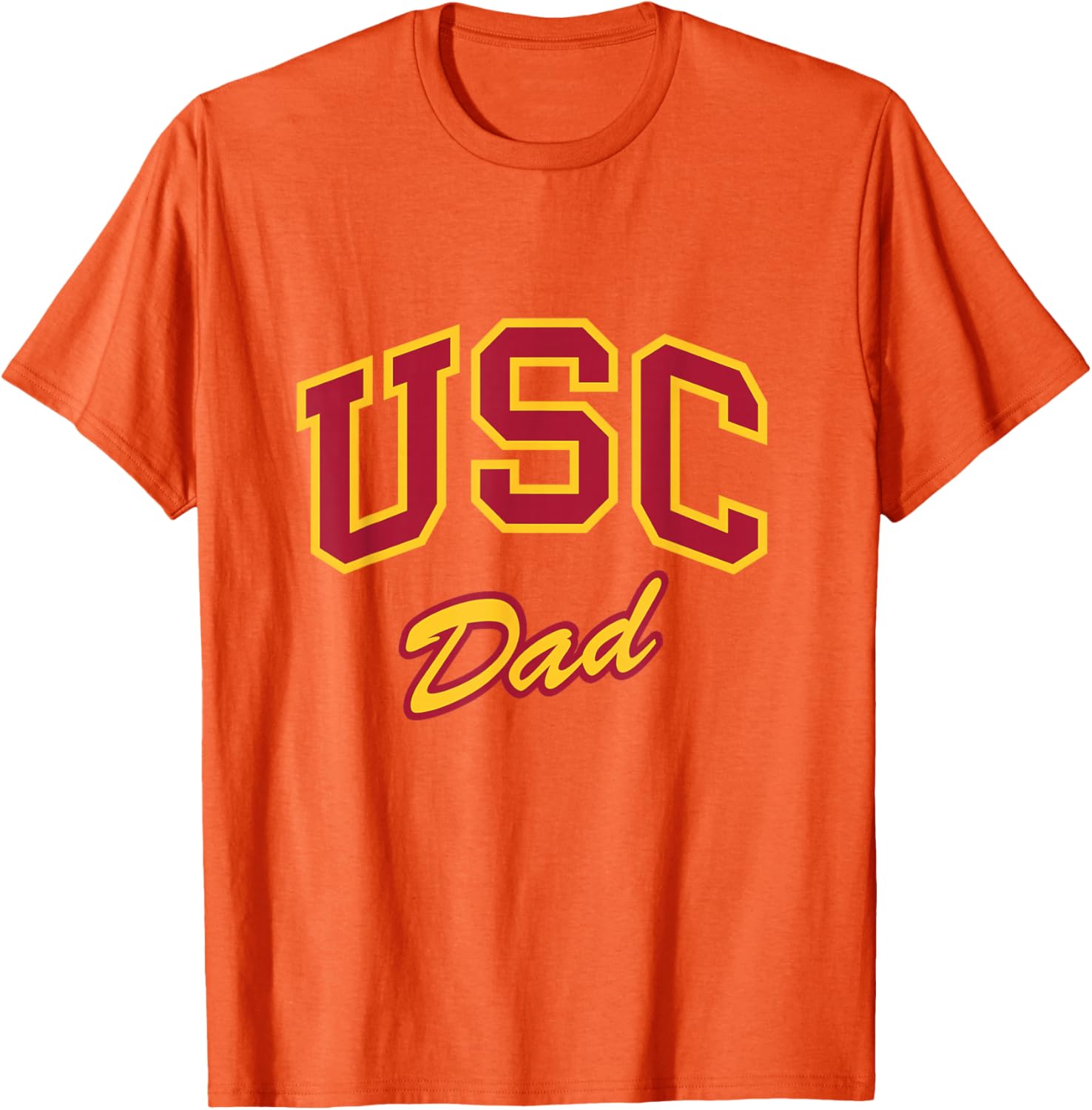 USC Dad Retro Script Style T-Shirt for Sports Fans and Outdoors Fun - 6
