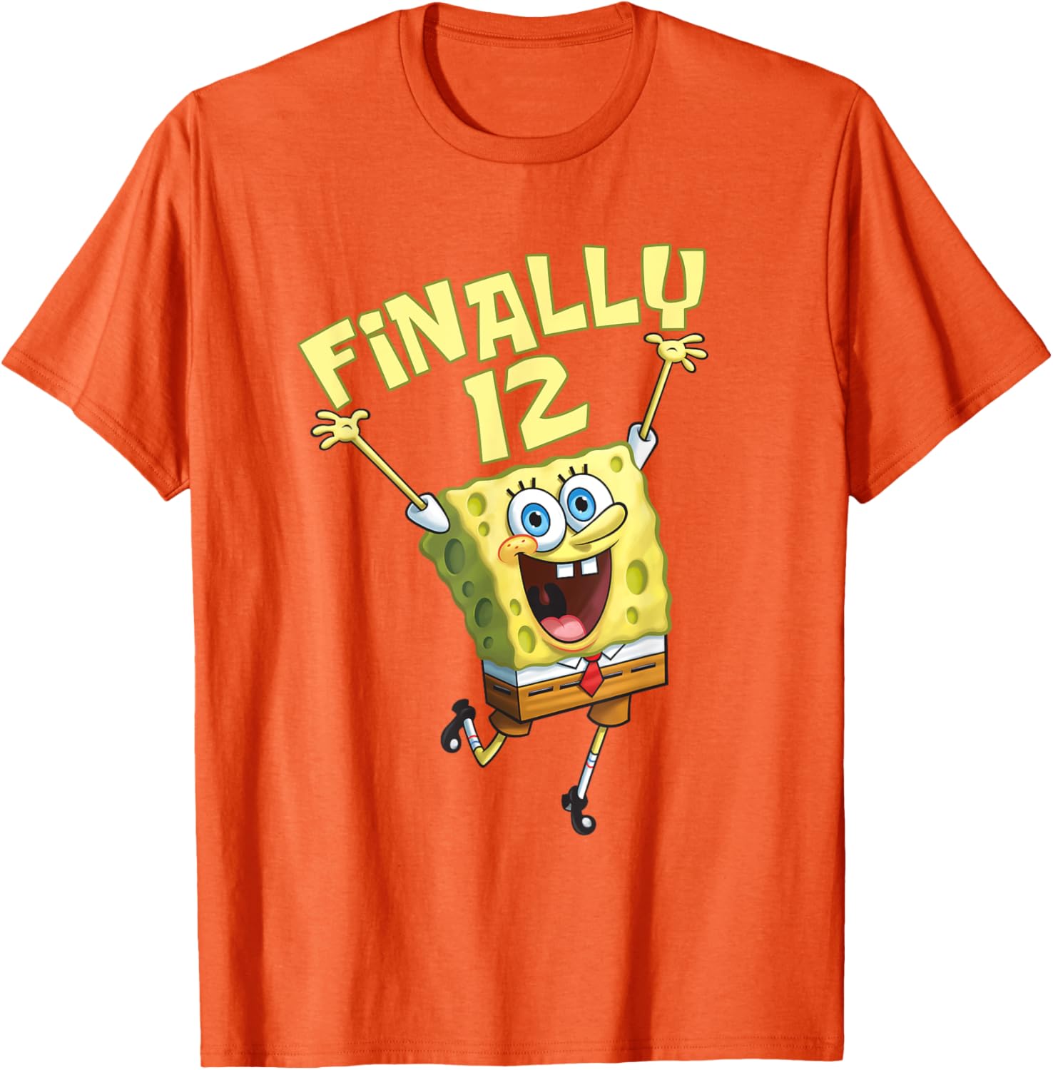 Mademark x SpongeBob SquarePants 12th Birthday T-Shirt for Kids - 5