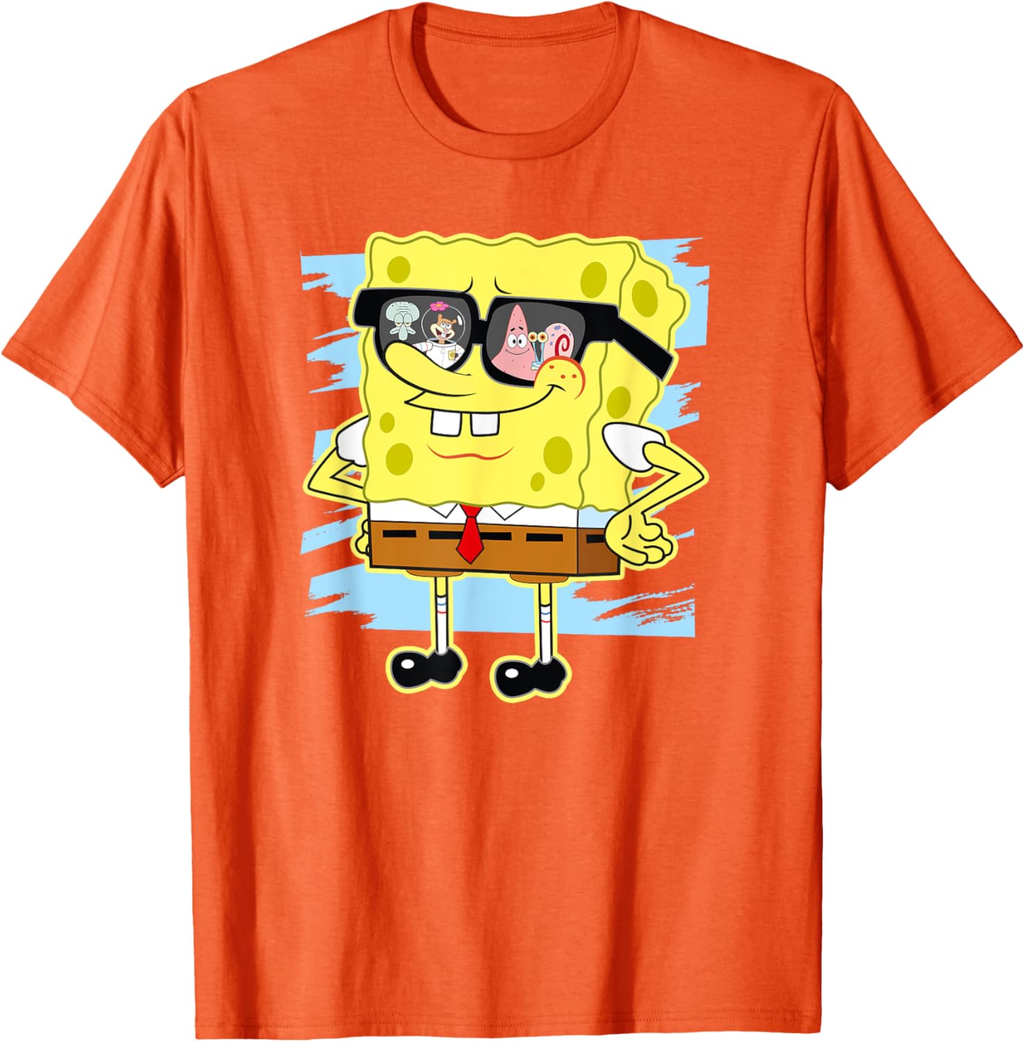 Mademark SpongeBob SquarePants Reflection in Sunglasses T-Shirt - 14