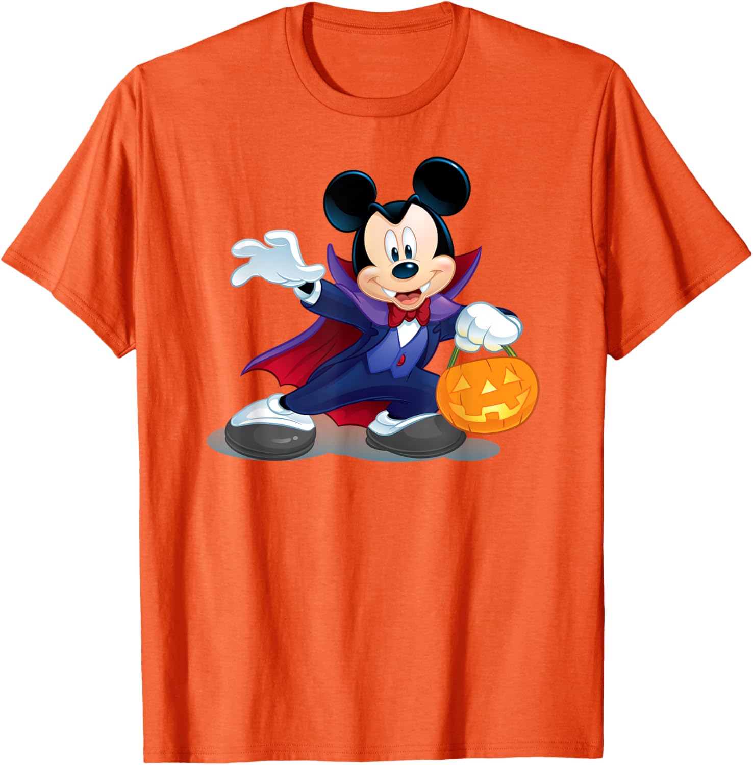 Disney Halloween Mickey Mouse Vampire T-Shirt for Fun Holiday Style - 11