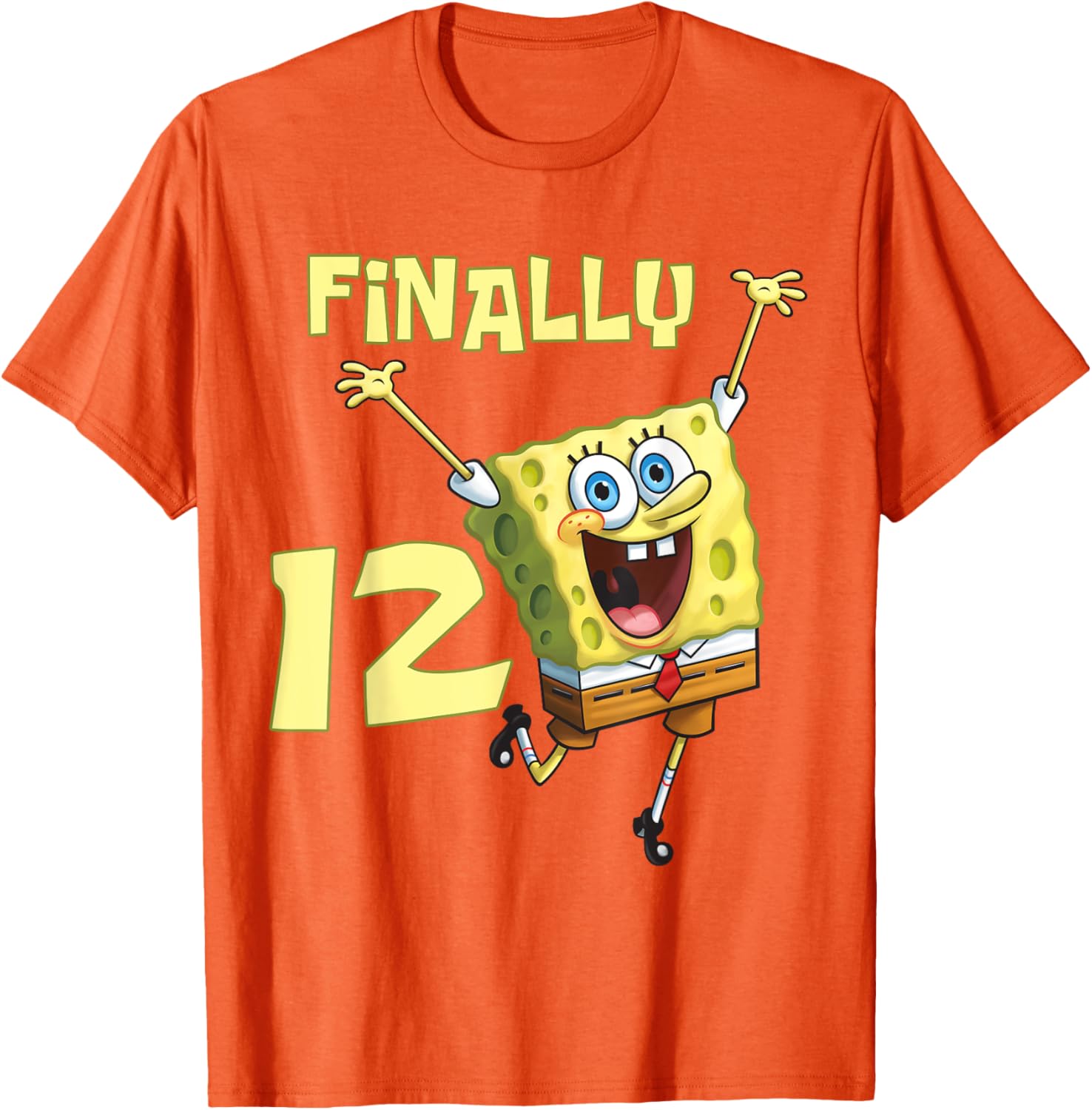Mademark SpongeBob SquarePants 12th Birthday T-Shirt for Kids - 20