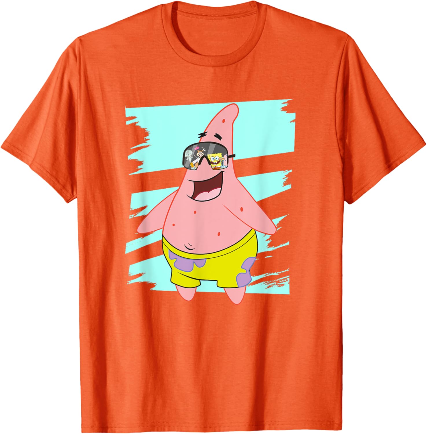 Mademark Patrick Star Sunglasses T-Shirt Fun SpongeBob SquarePants Apparel - 15
