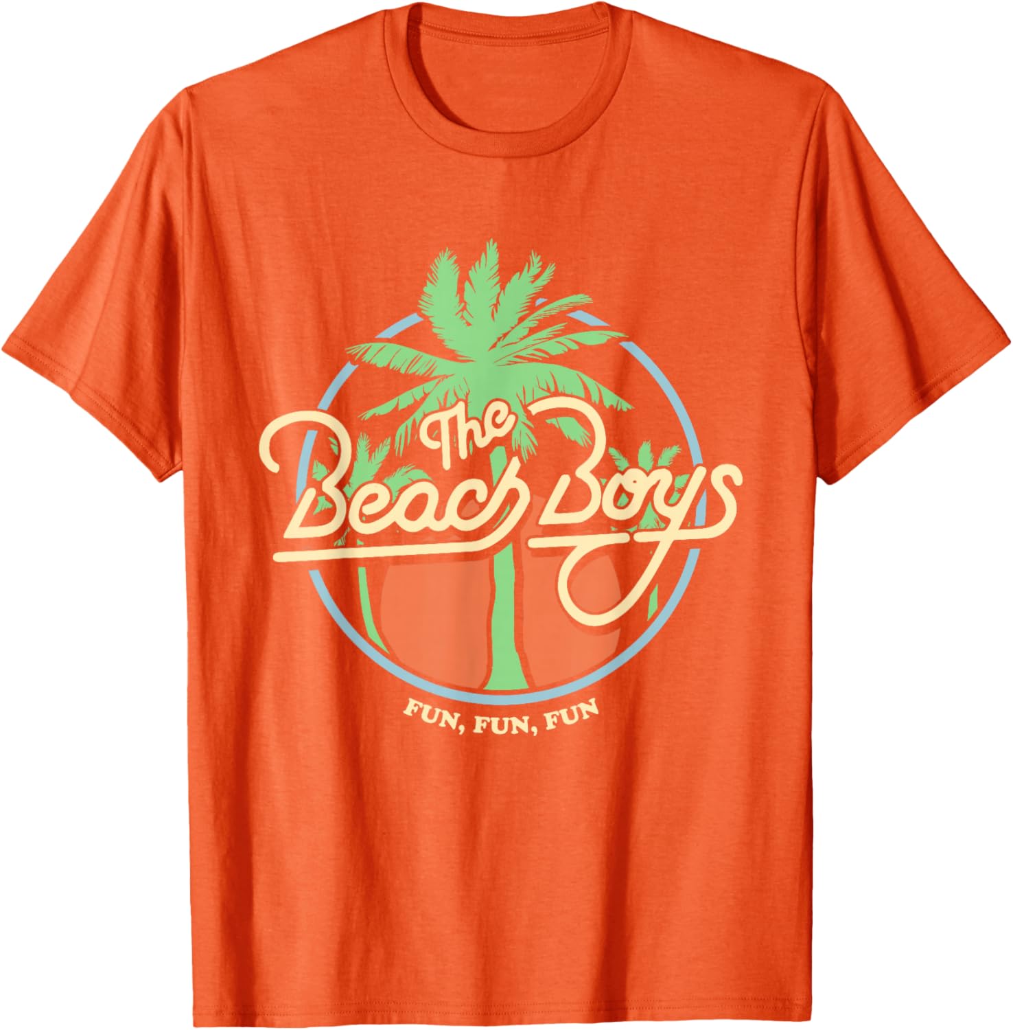 Beach Boys Fun Fun Fun Palm Tree T-Shirt for Relaxed Summer Vibes - 2