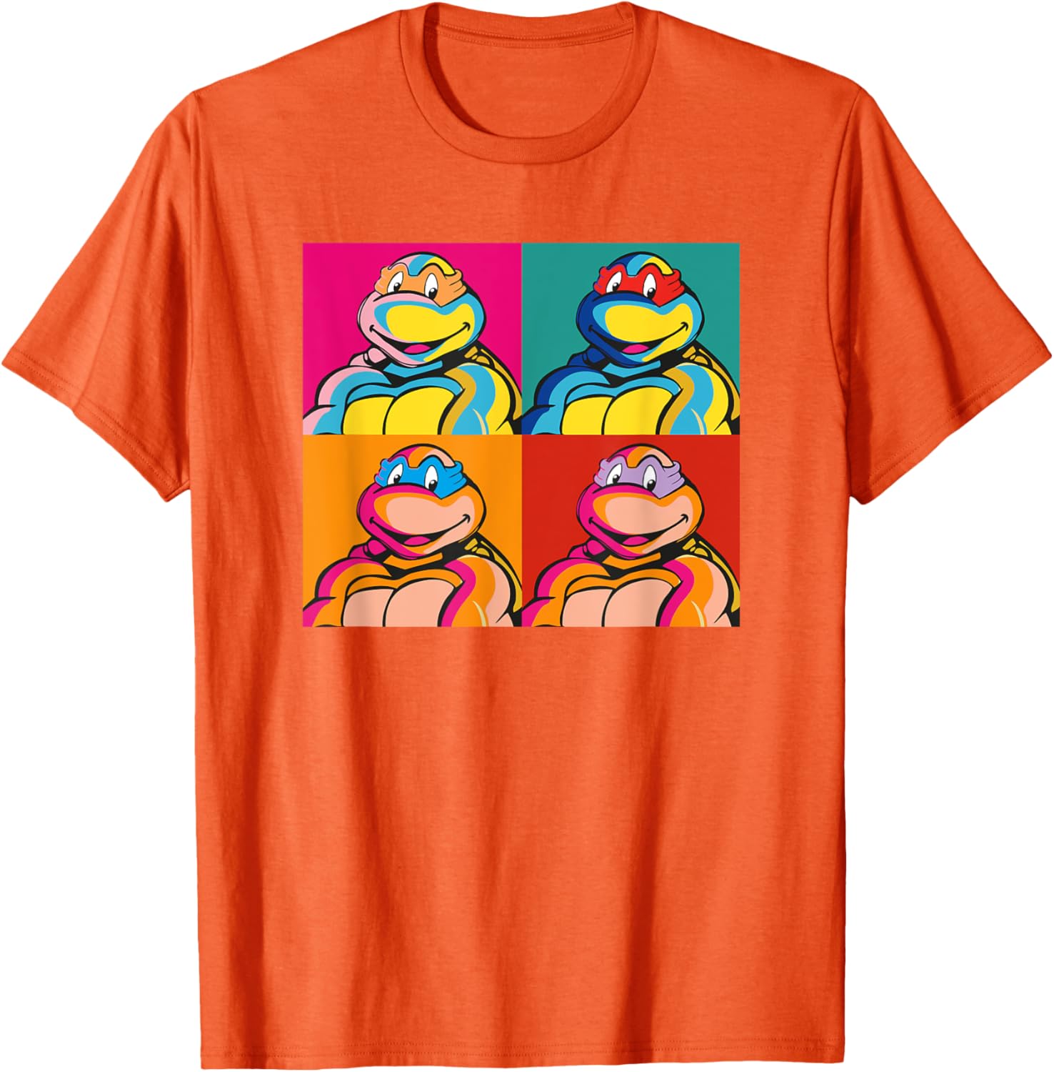 Mademark x TMNT Pop Art T-Shirt Featuring Donatello Michelangelo Leonardo - 8