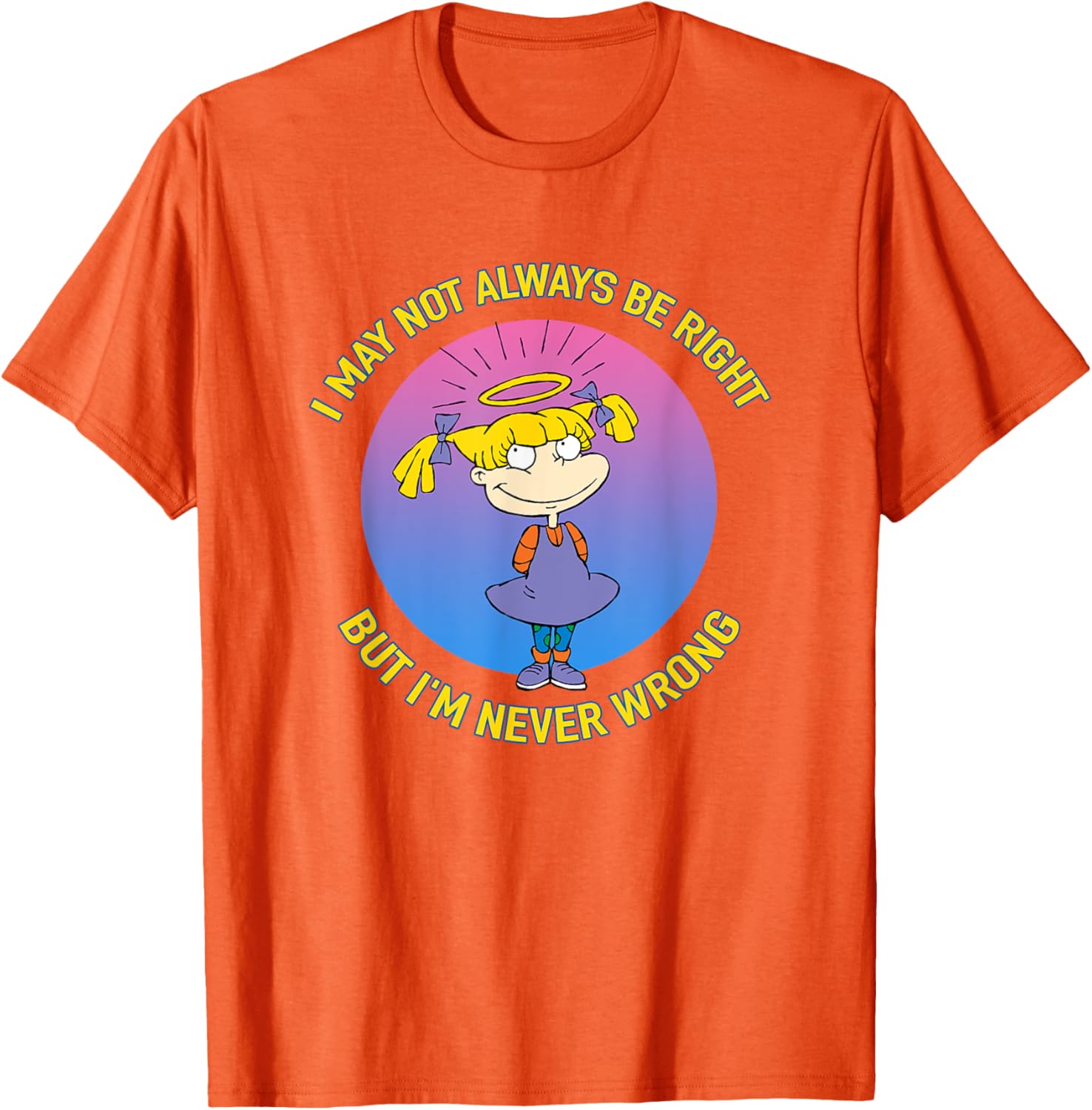 Mademark x Rugrats Angelica Never Wrong T-Shirt for Fun Fashion Fans - 15