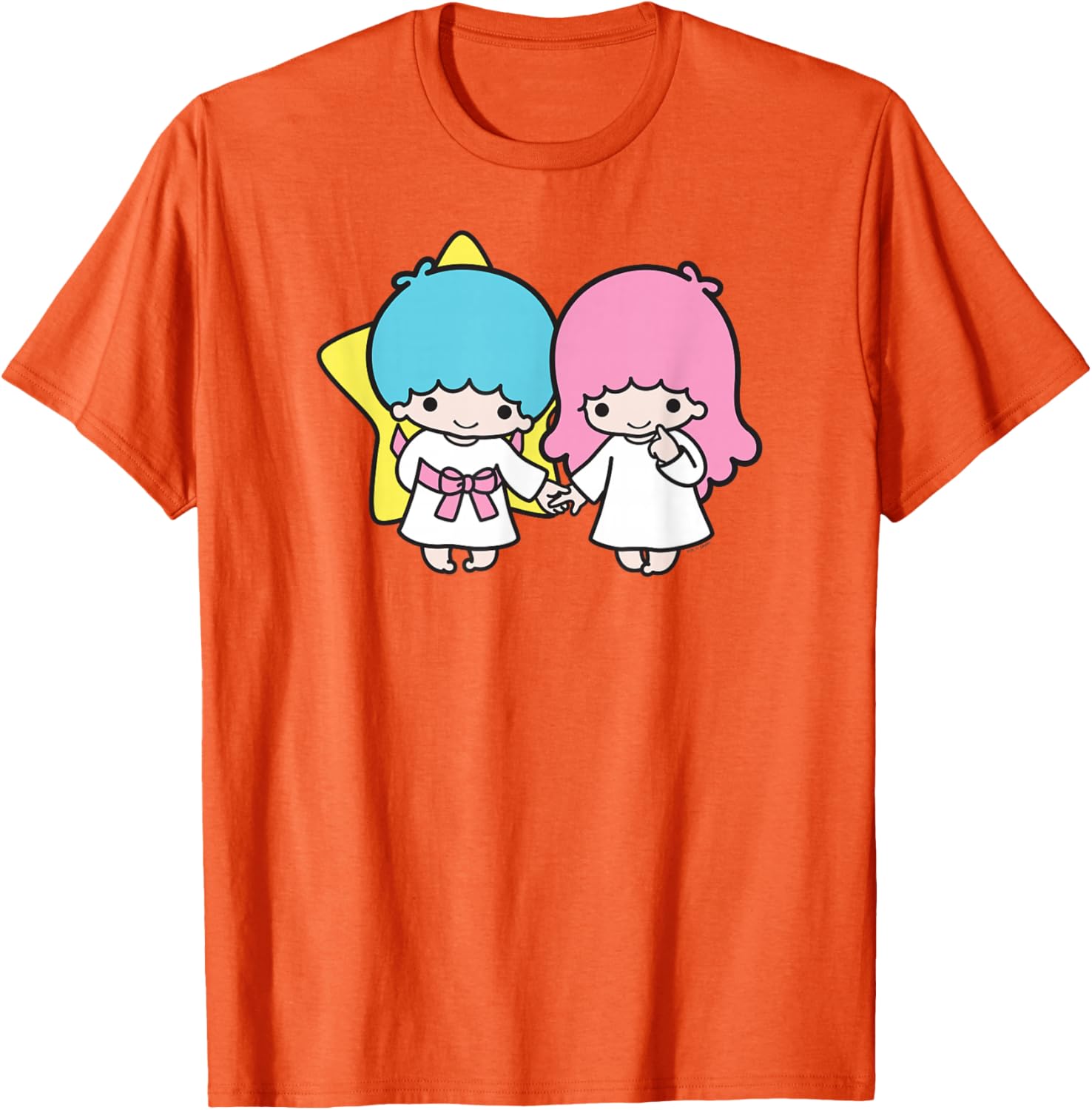 Adorable Little Twin Stars Holding Hands T-Shirt for Kids and Adults - 13