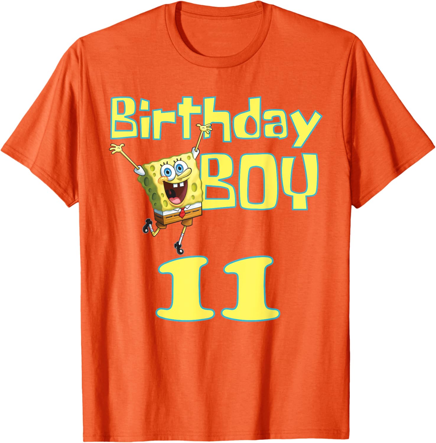 SpongeBob SquarePants Birthday Boy 11 T-Shirt for Fun Celebrations - 2