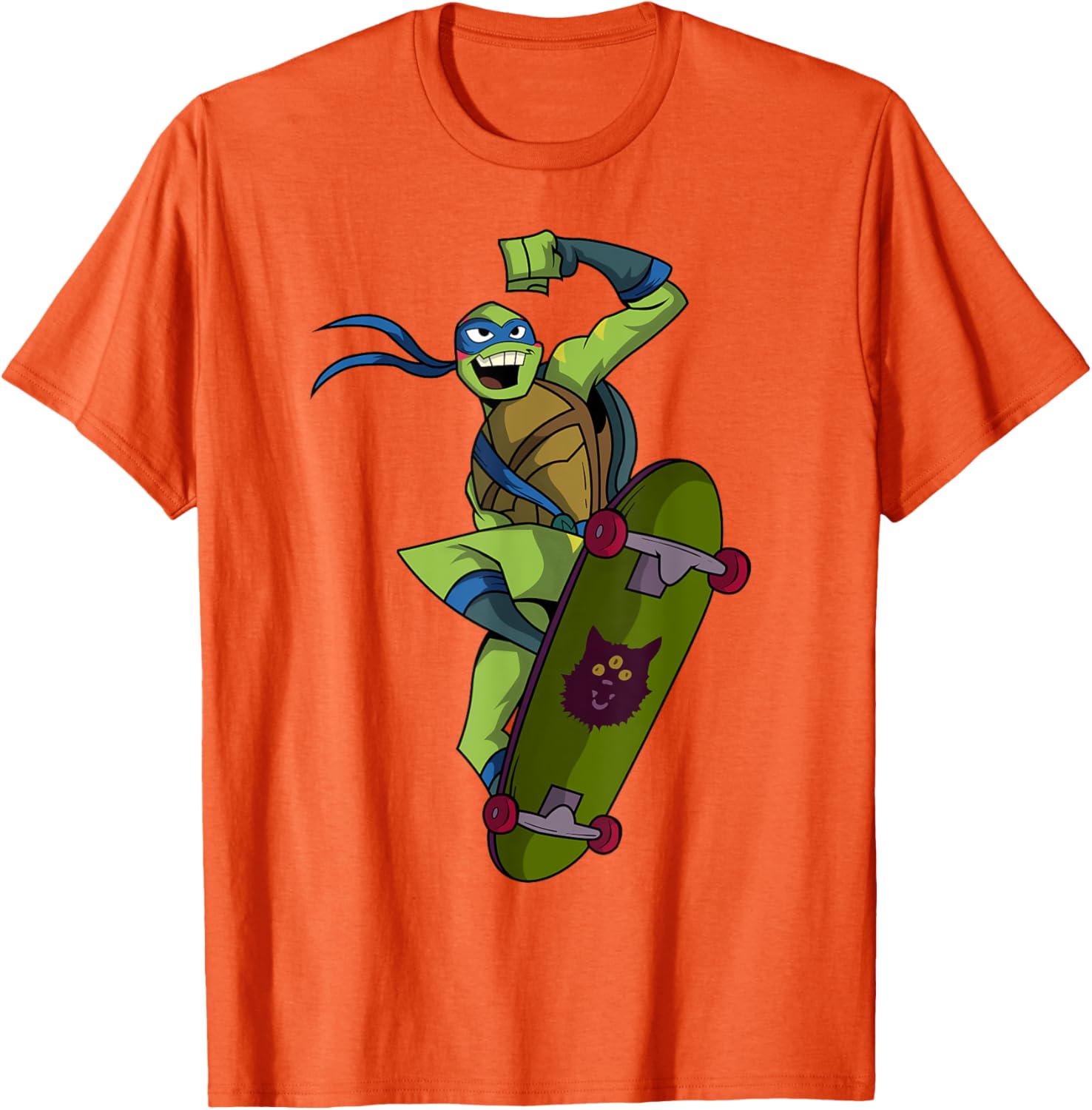 Mademark Teenage Mutant Ninja Turtles Leonardo Skateboard T-Shirt for Kids - 23