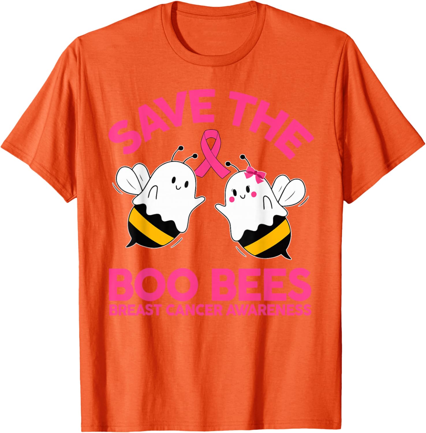 Save The Boobees Breast Cancer Halloween T-Shirt for Women - 25